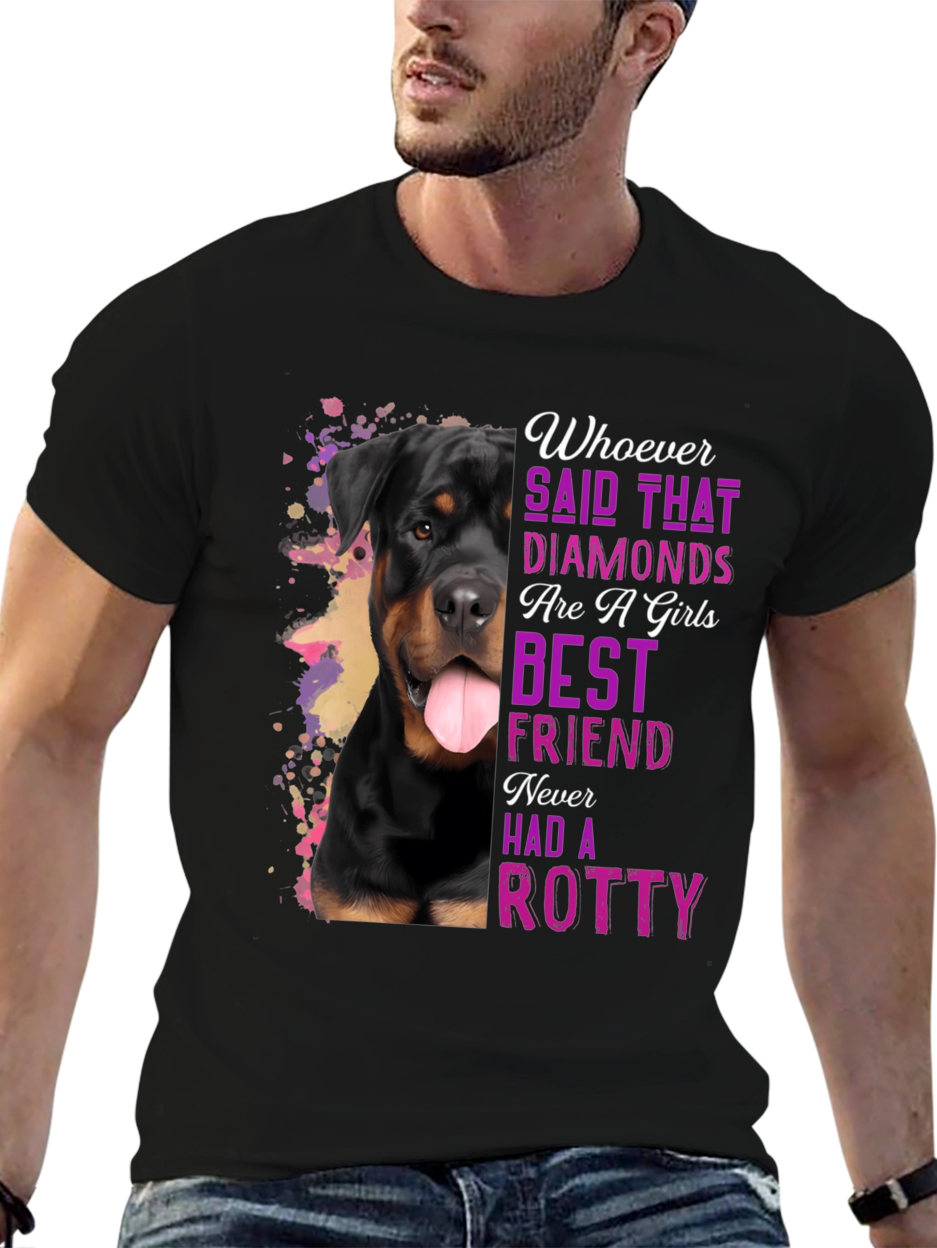 Rottie Best Friend T-Shirt - Dog Lover Tee