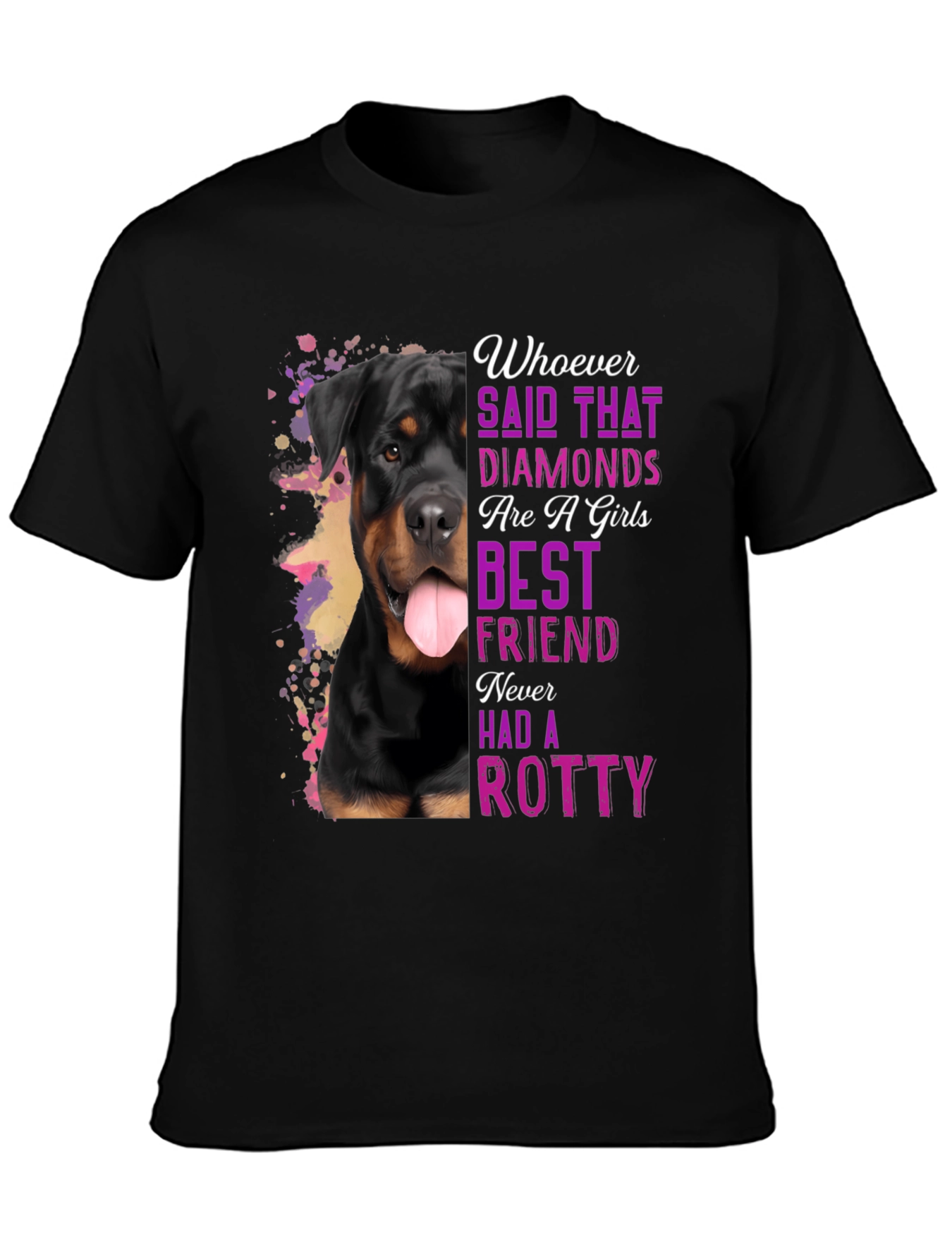 Rottie Best Friend T-Shirt - Dog Lover Tee