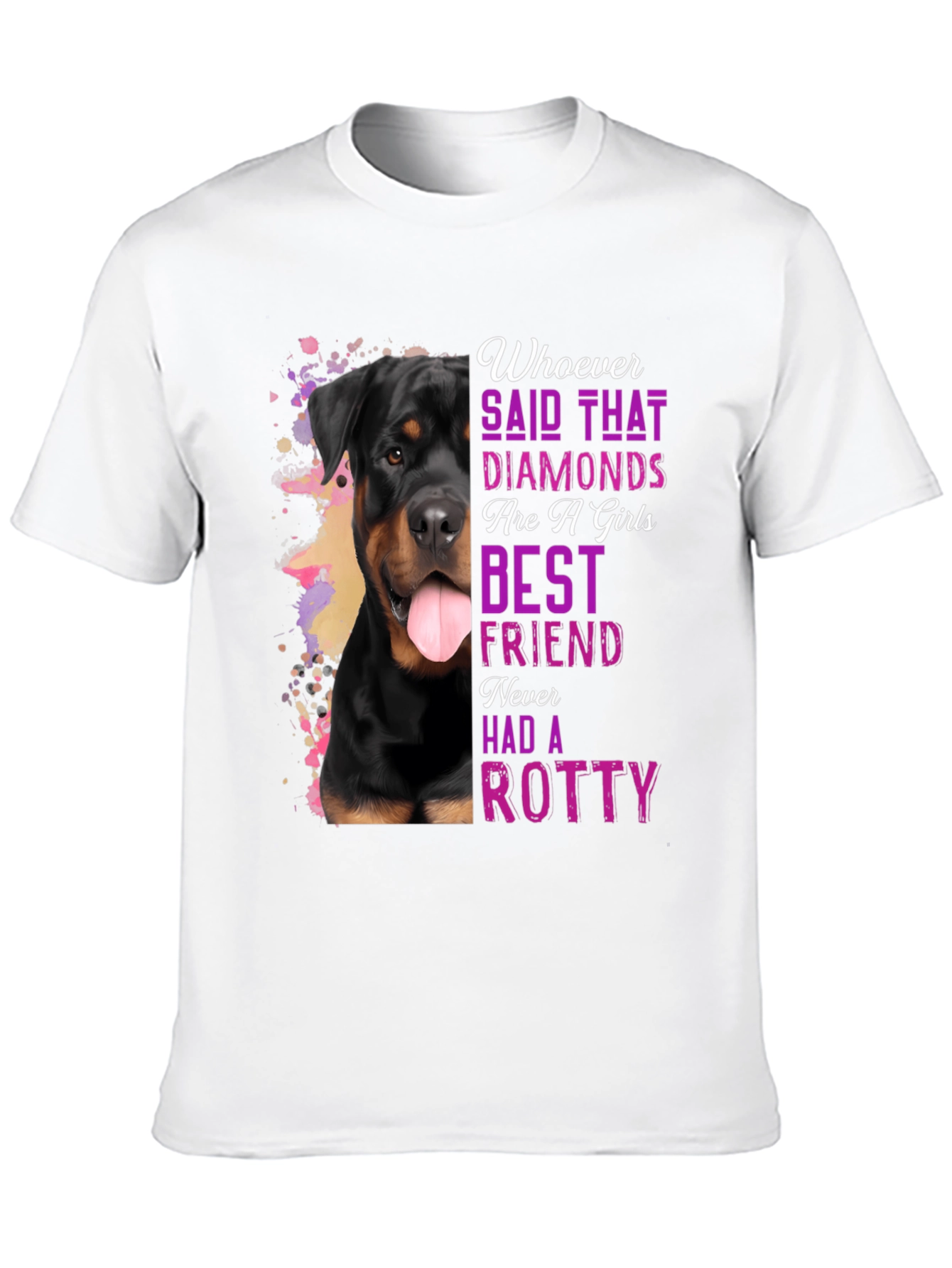 Rottie Best Friend T-Shirt - Dog Lover Tee