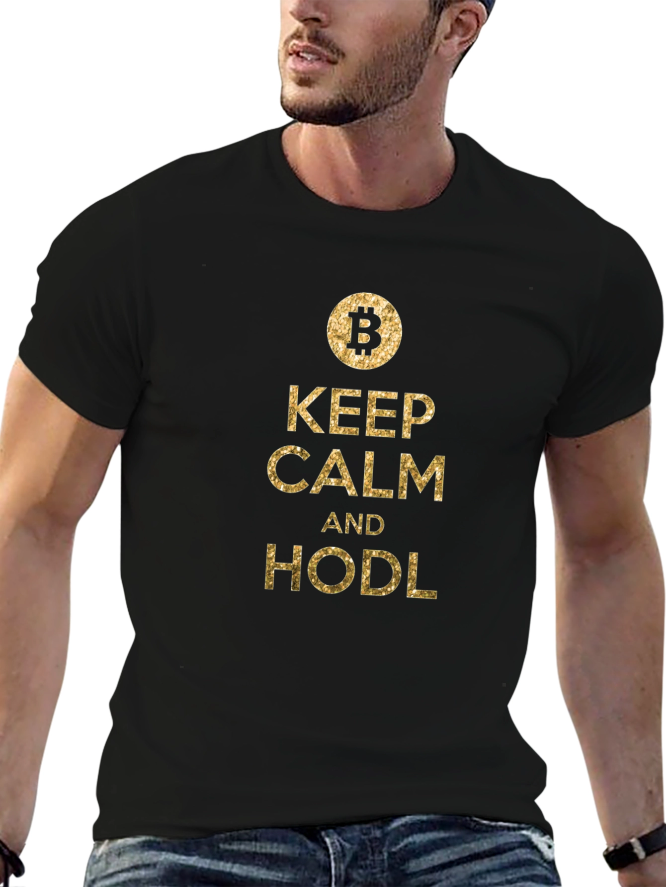 Keep Calm and HODL Bitcoin T-Shirt