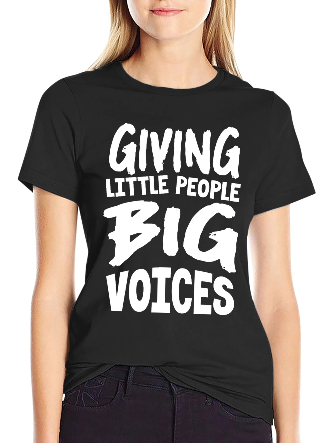 Giving Little People Big Voices Graphic Tee