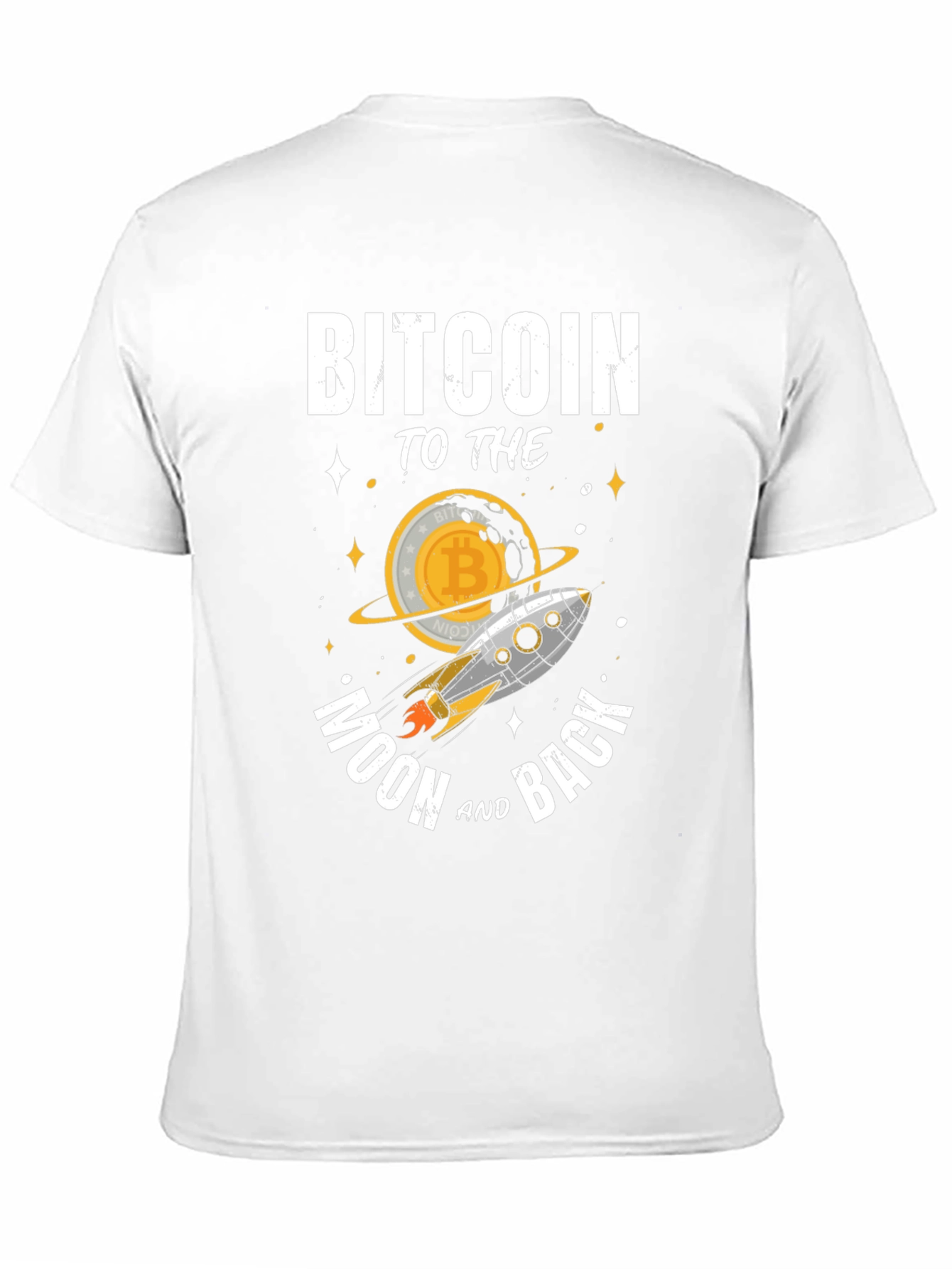 Bitcoin To The Moon Graphic Tee