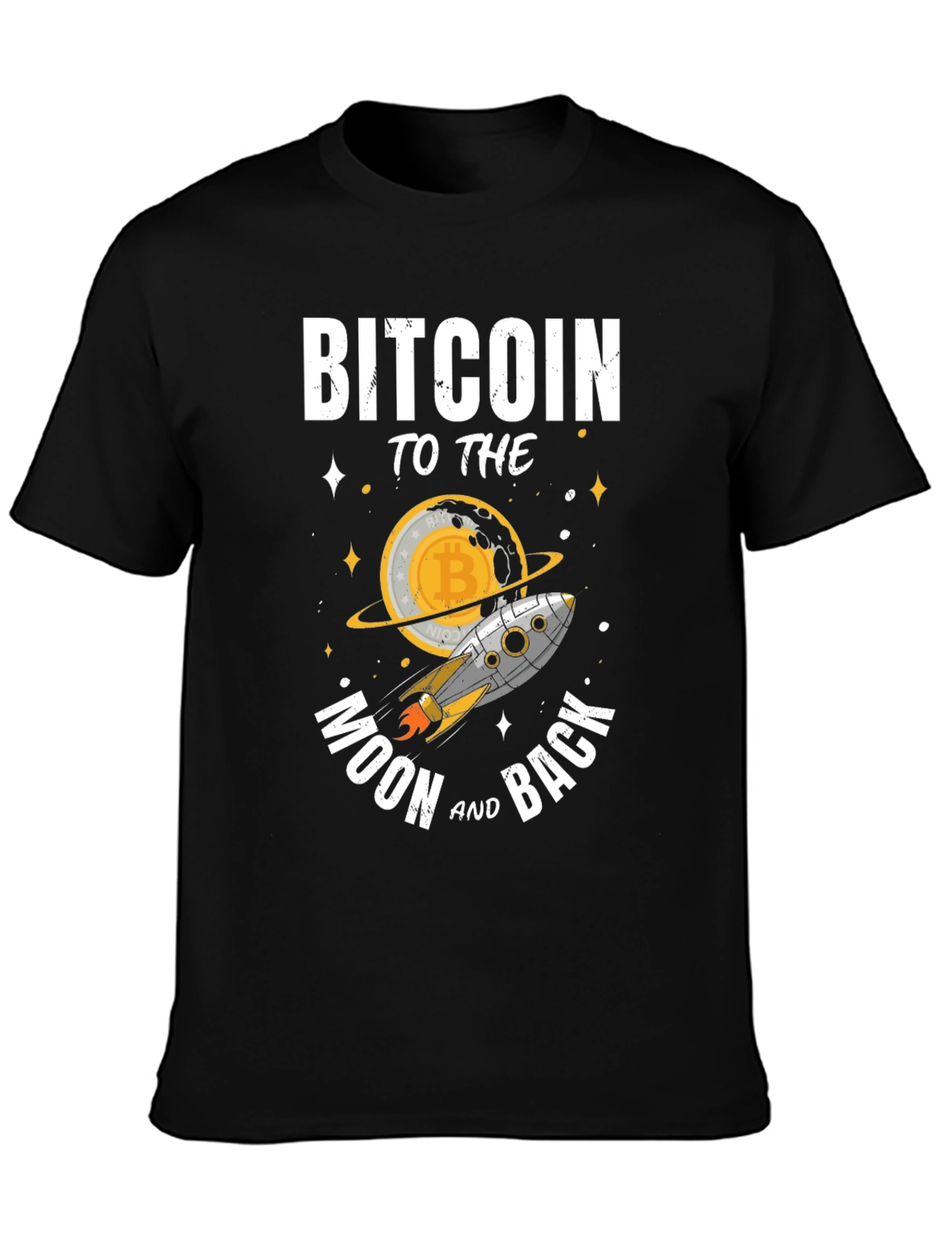 Bitcoin To The Moon Graphic Tee