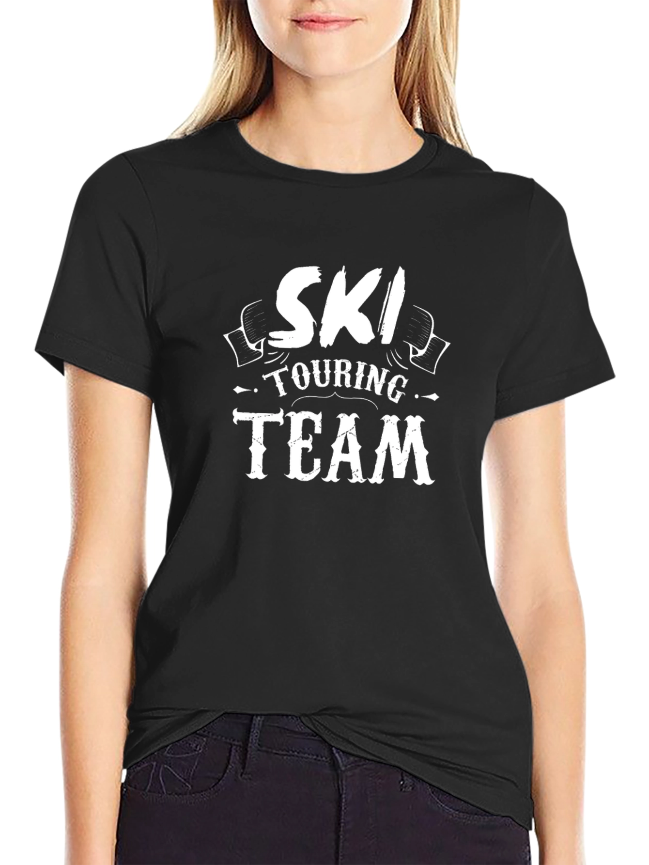 Ski Touring Team Black T-Shirt