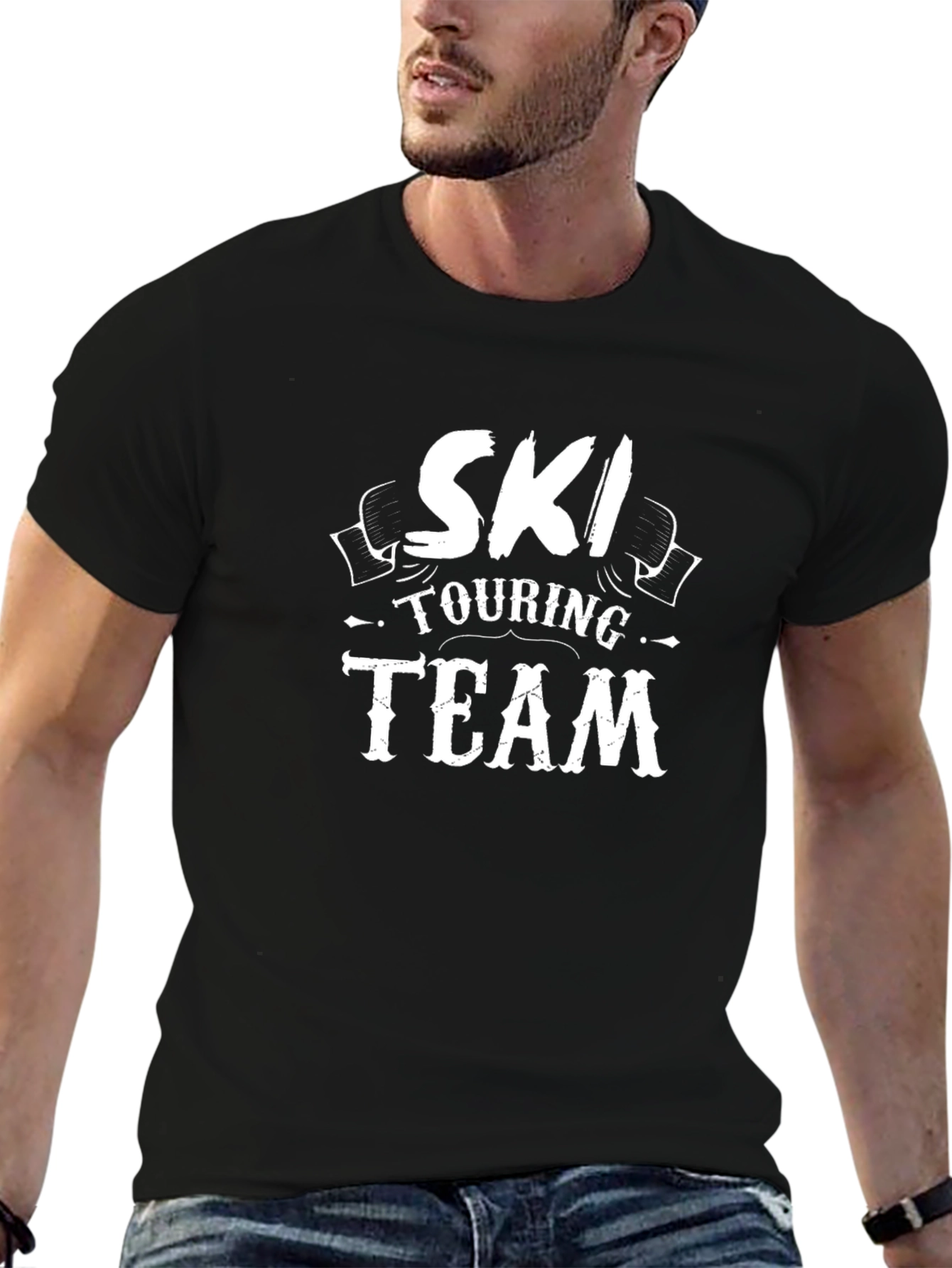 Ski Touring Team Black T-Shirt