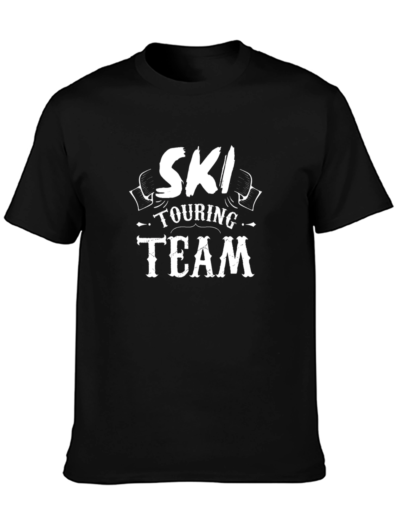 Ski Touring Team Black T-Shirt