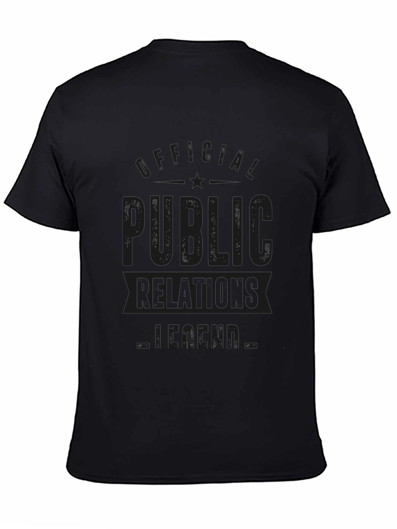 Official Public Relations Legend Black T-Shirt