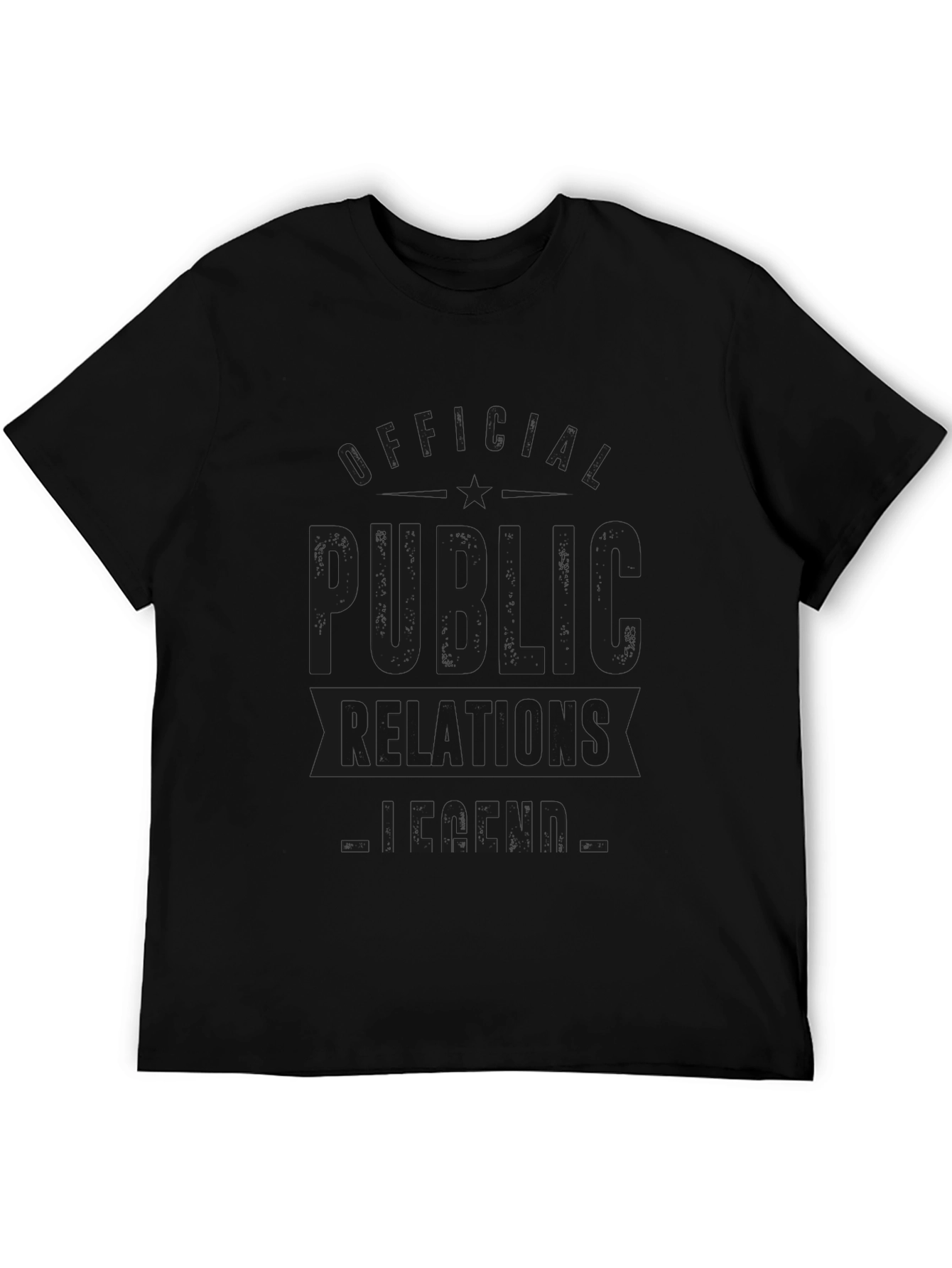 Official Public Relations Legend Black T-Shirt