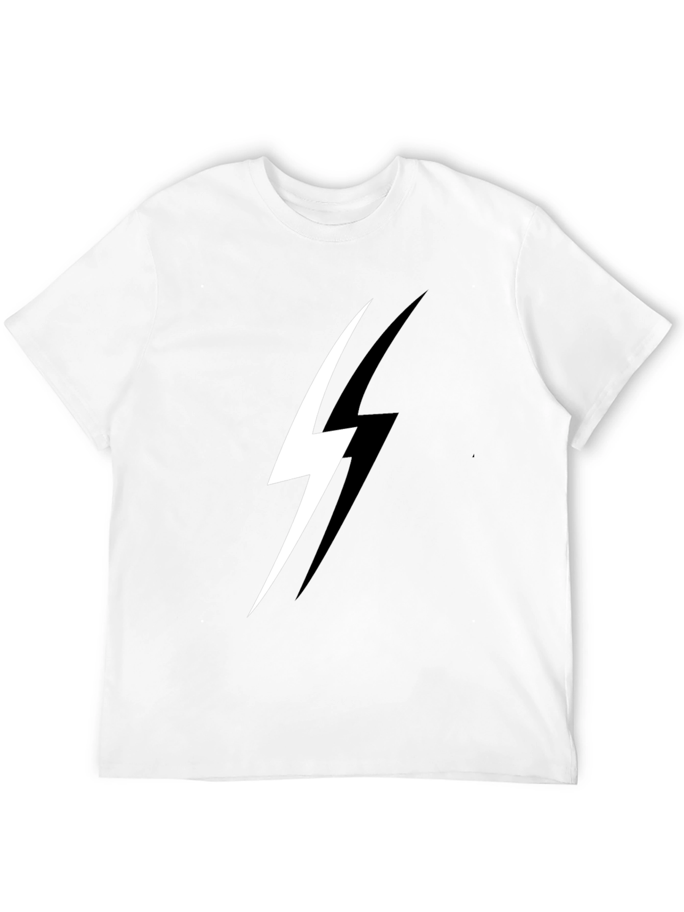 Lightning Bolt Graphic Black T-Shirt