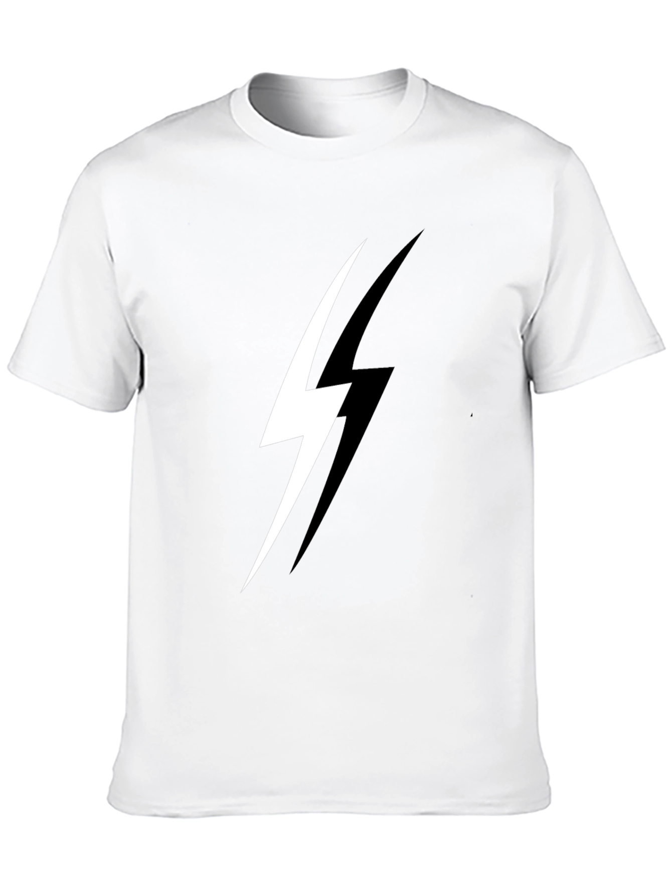 Lightning Bolt Graphic Black T-Shirt