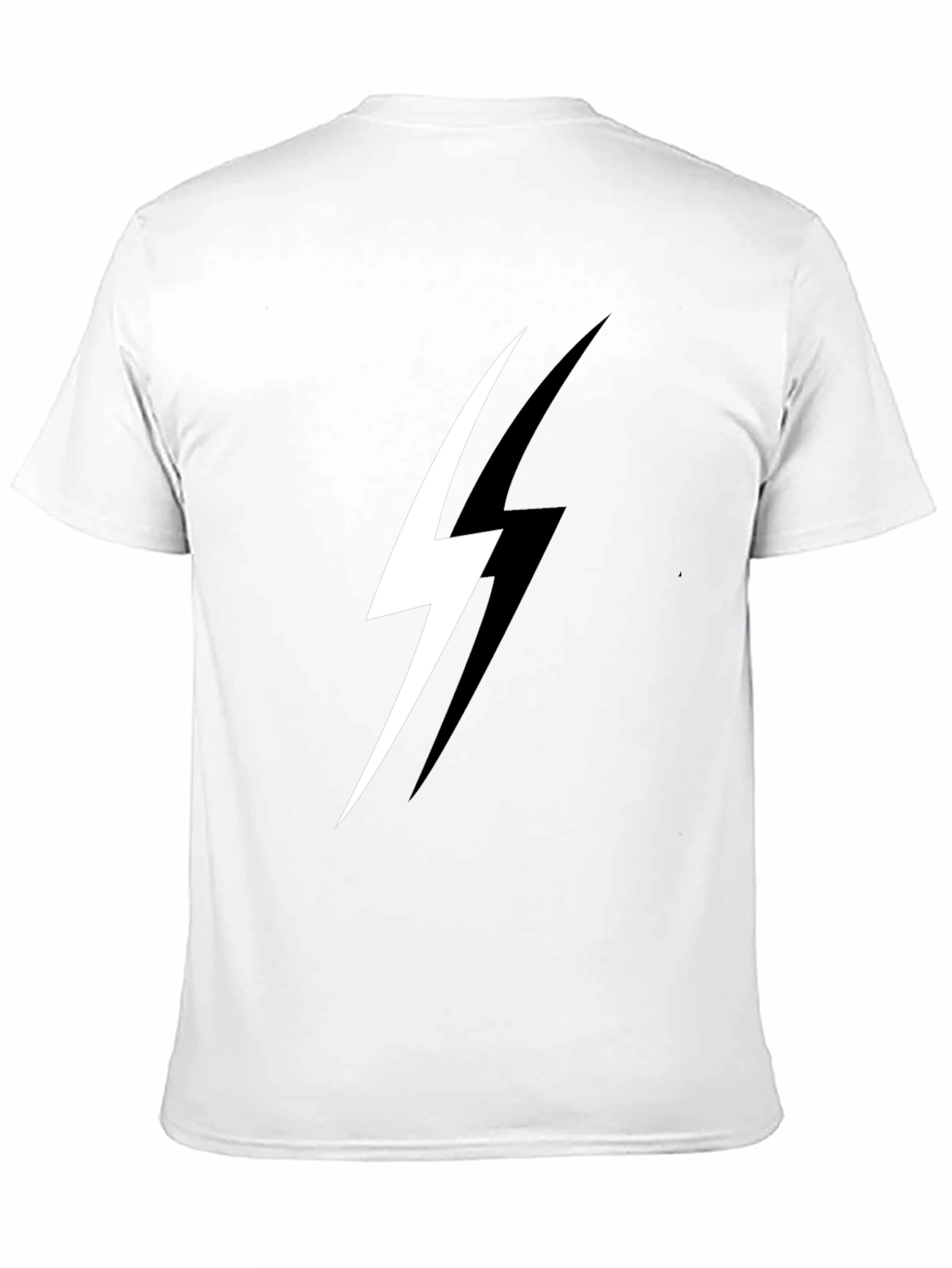 Lightning Bolt Graphic Black T-Shirt