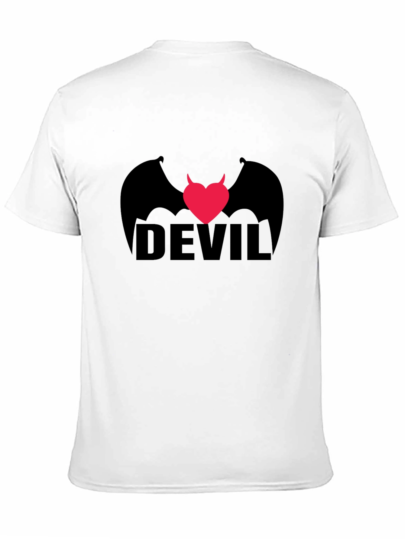 Devil Heart Wings Graphic T-Shirt