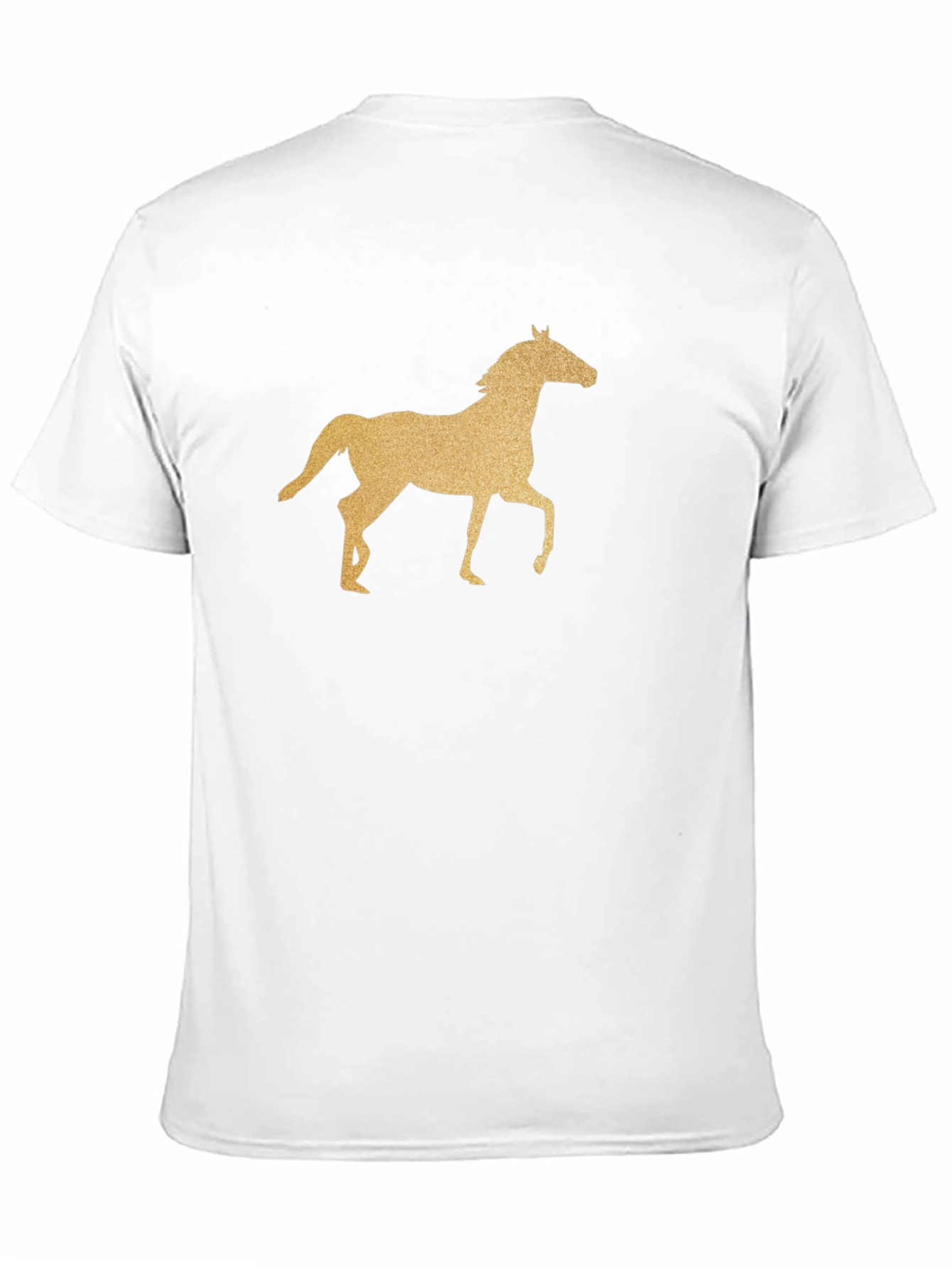 Black Horse Graphic T-Shirt - Equestrian Style