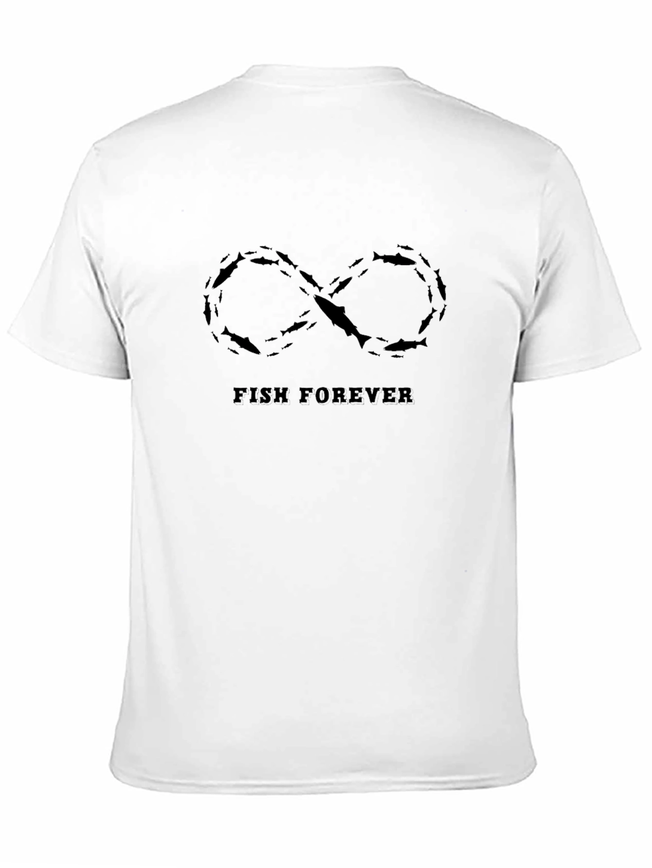 Fish Forever Infinity Graphic Tee - Mens