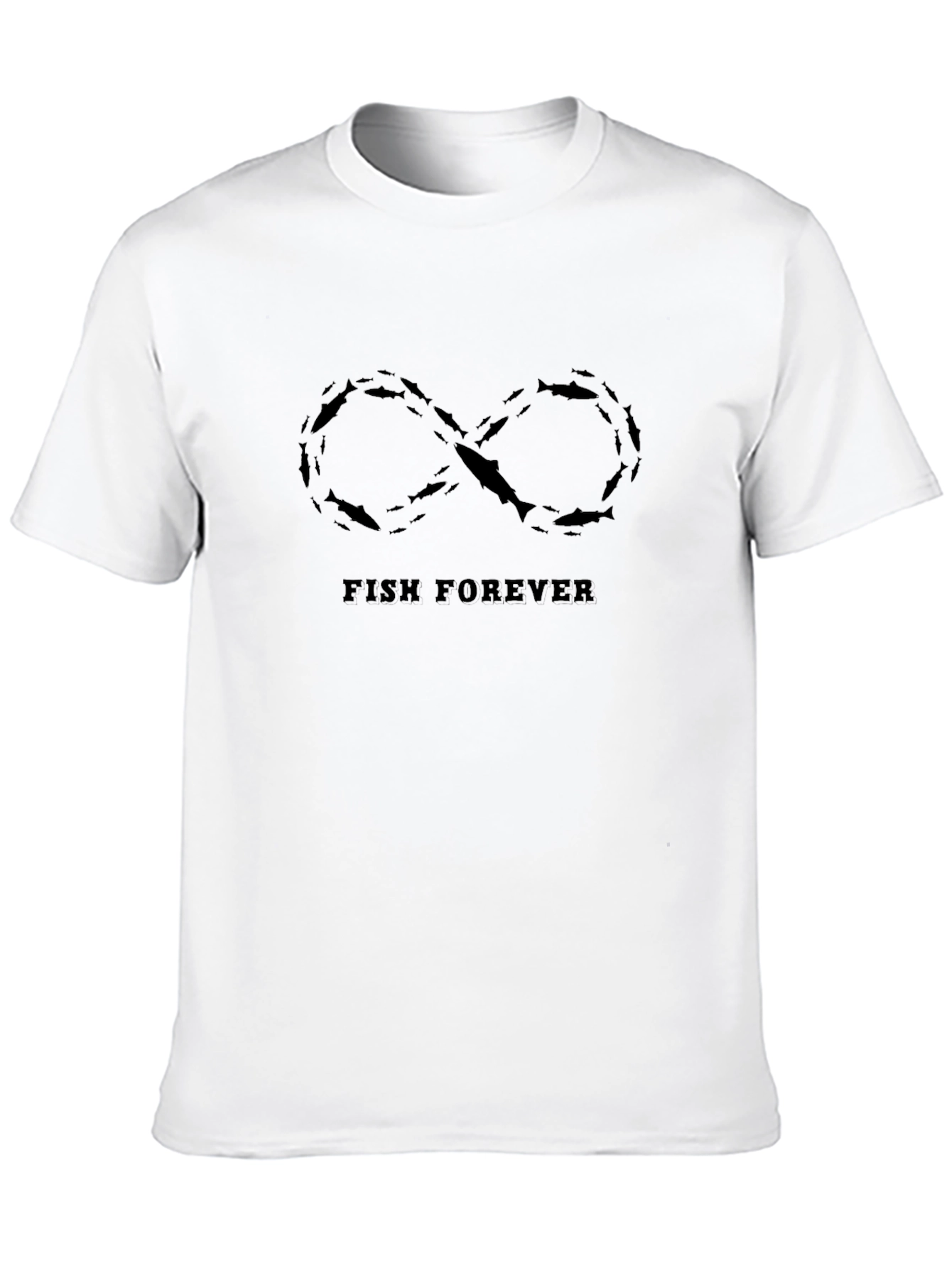 Fish Forever Infinity Graphic Tee - Mens