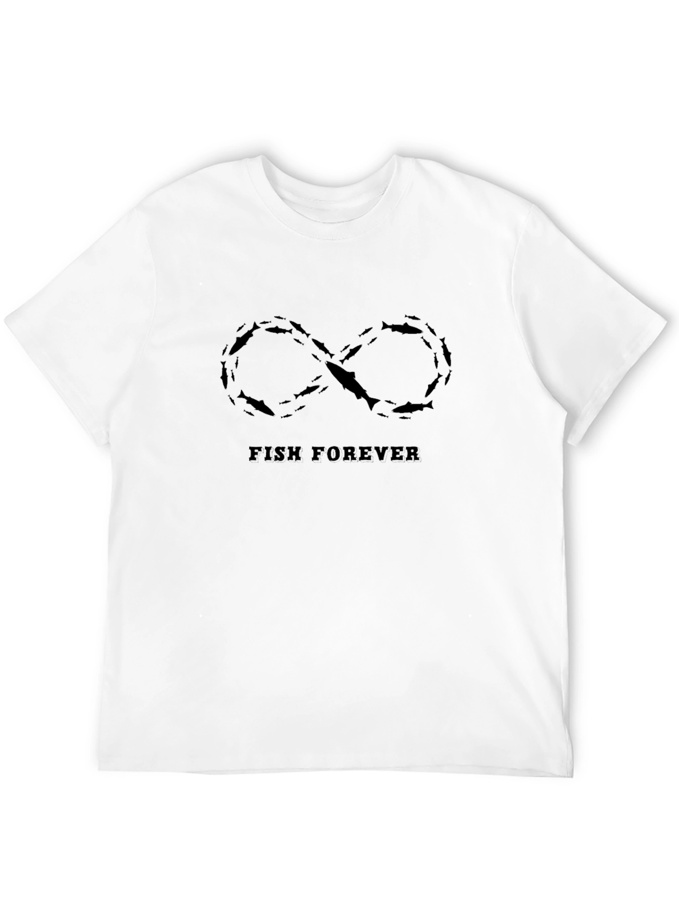Fish Forever Infinity Graphic Tee - Mens