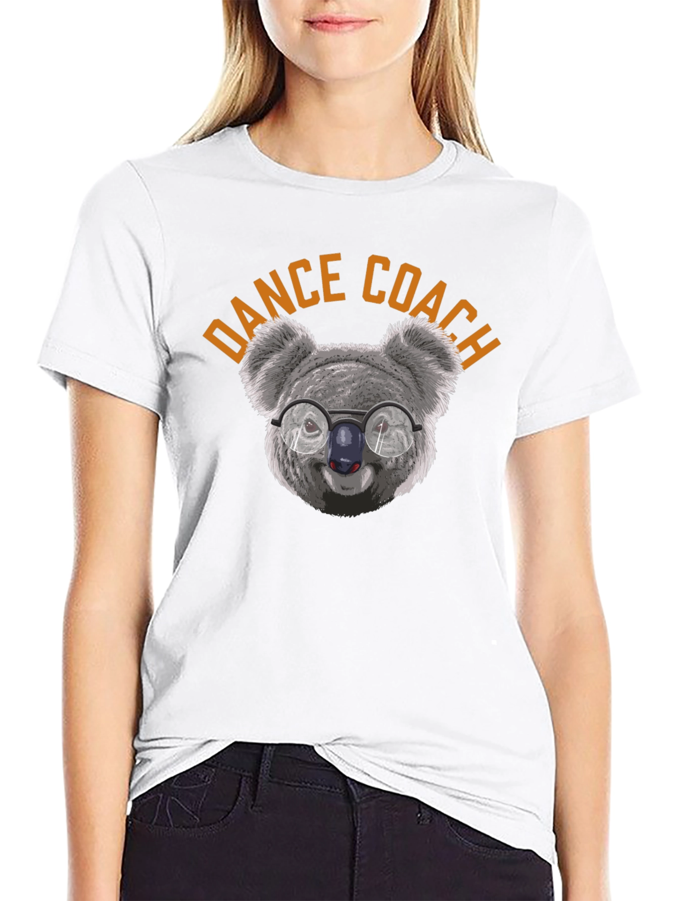 Dance Coach Koala Graphic T-Shirt - Unisex Cotton Tee