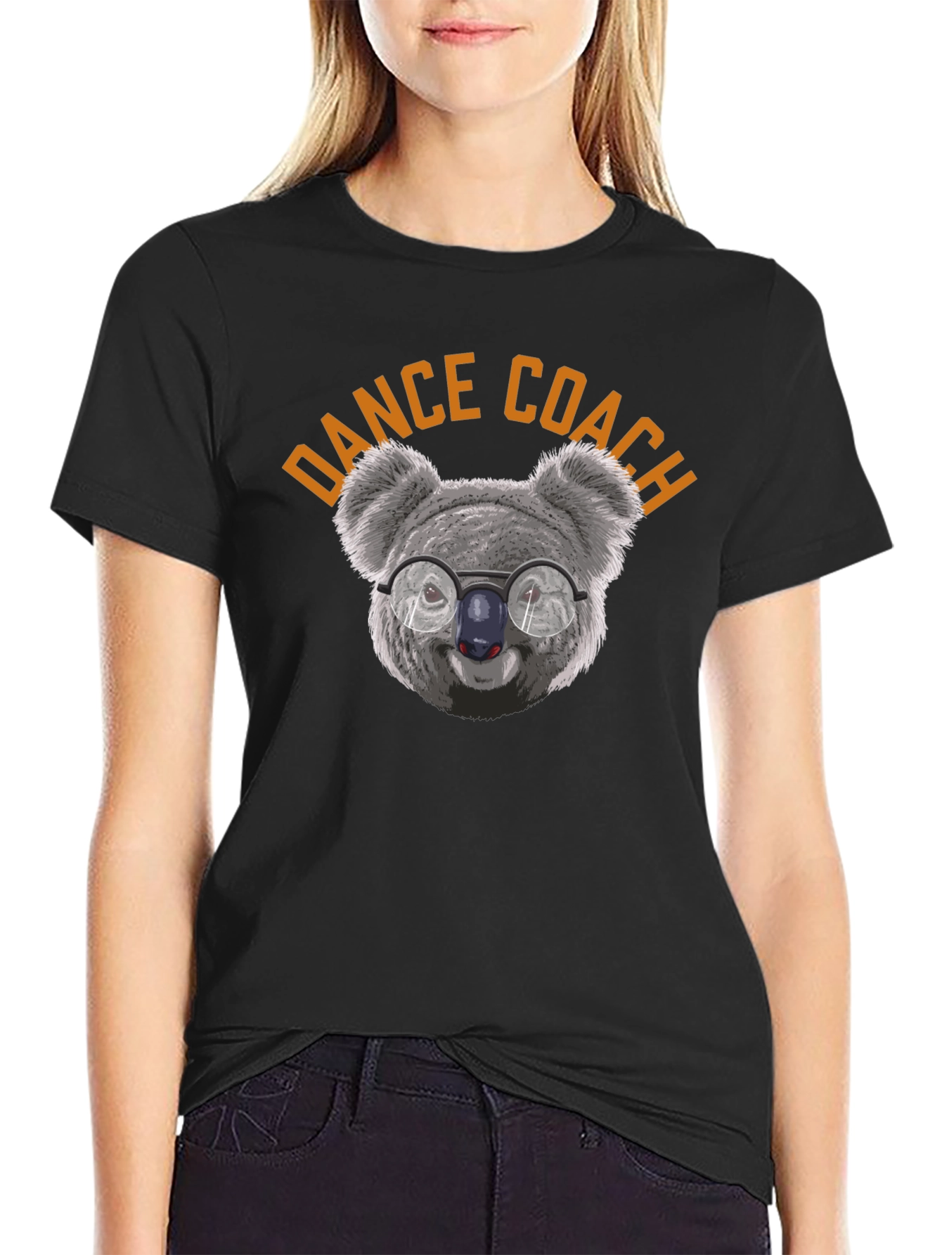 Dance Coach Koala Graphic T-Shirt - Unisex Cotton Tee