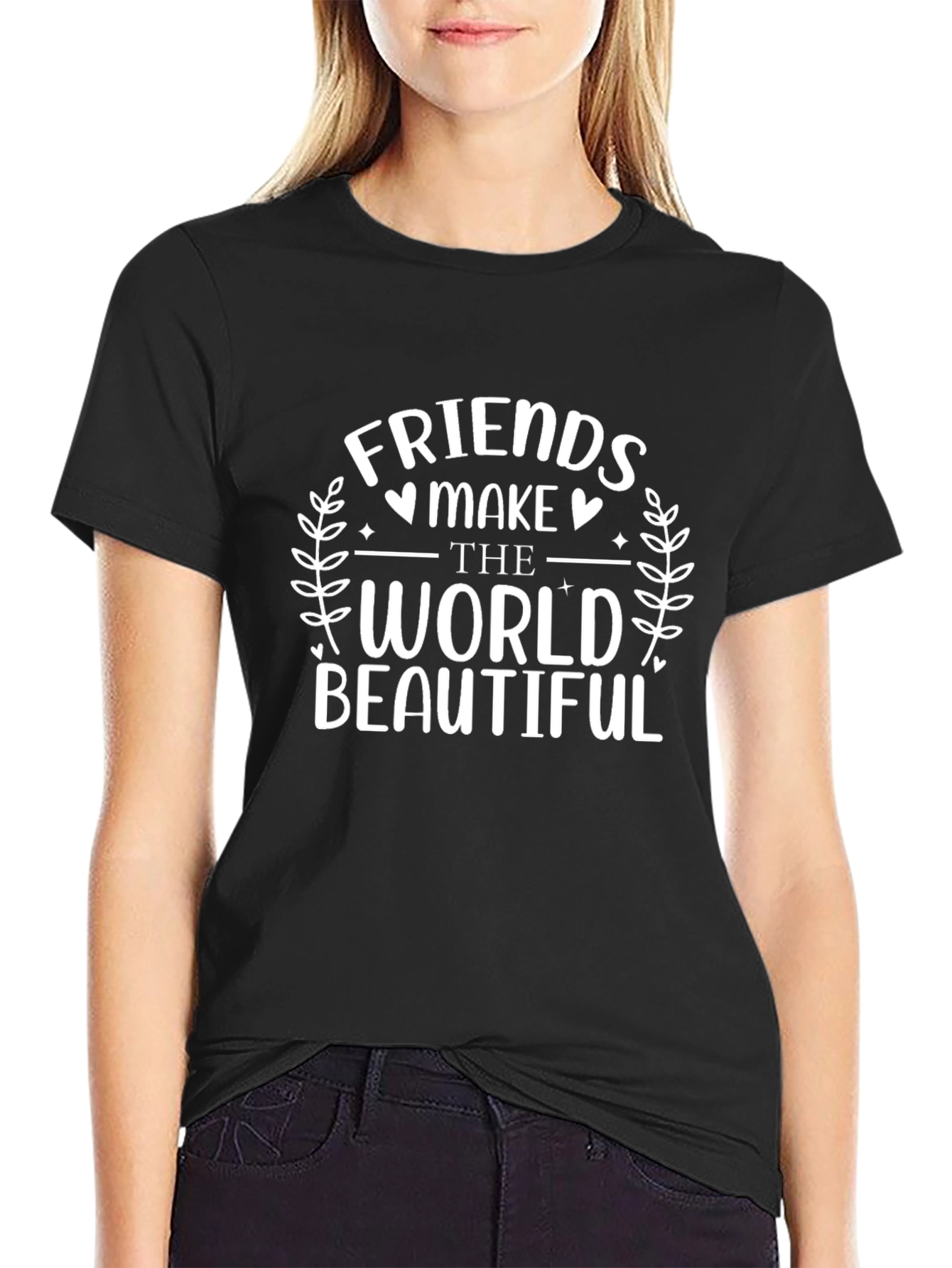 Friends Make the World Beautiful Graphic Tee
