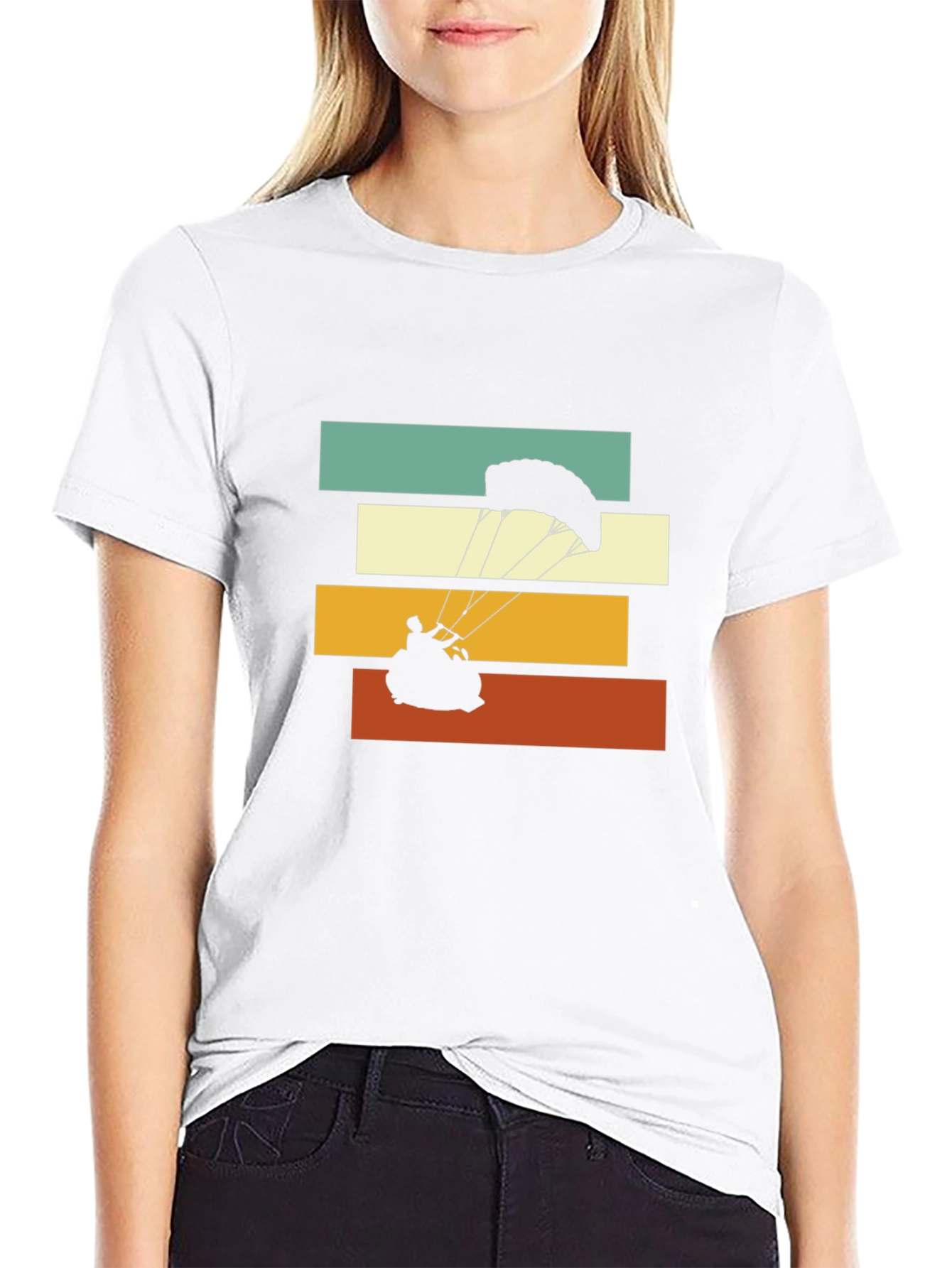 Retro Paragliding Graphic Tee - Adventure Ready