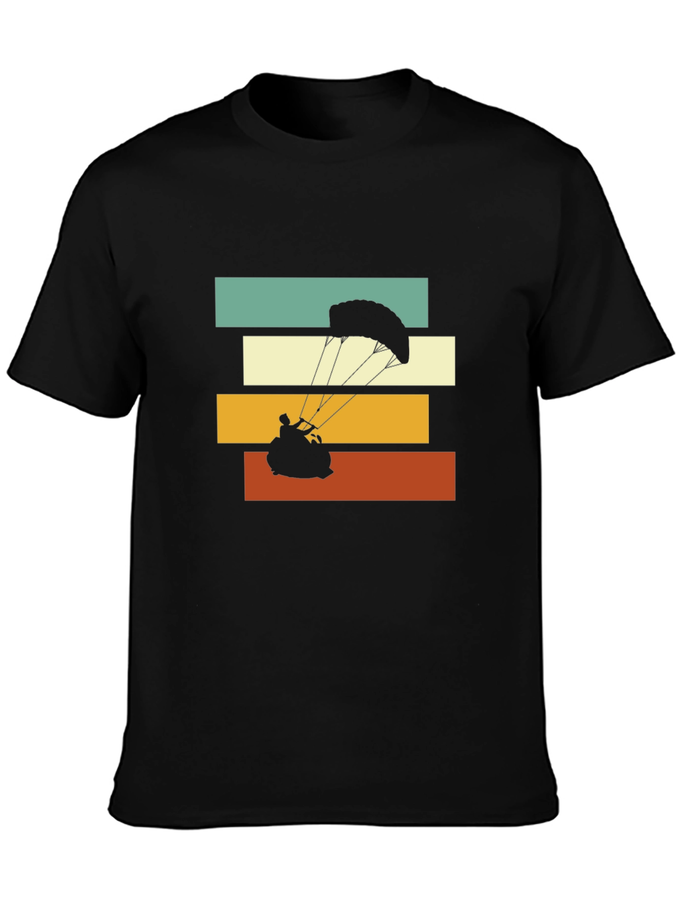 Retro Paragliding Graphic Tee - Adventure Ready