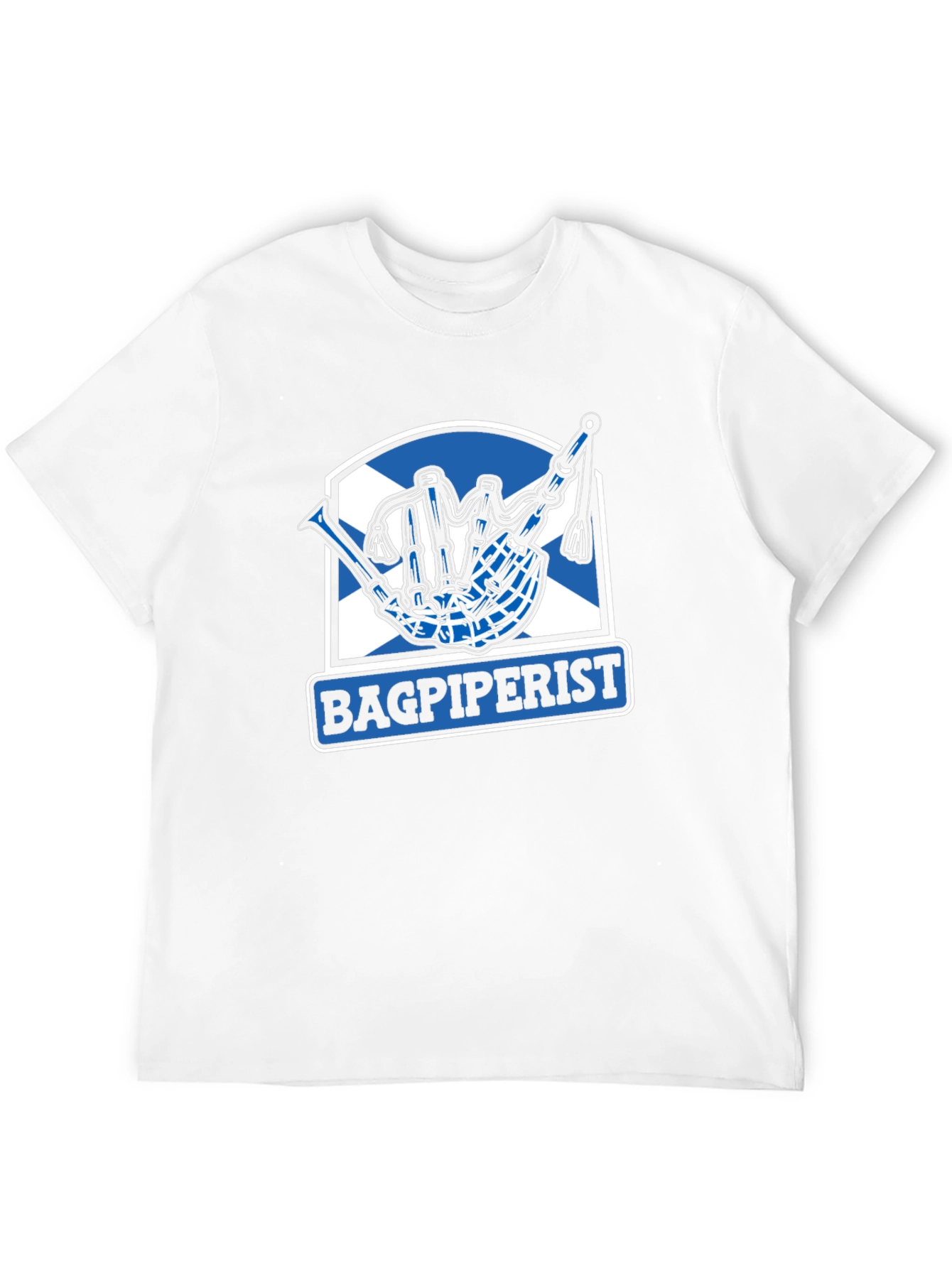 Bagpiperist Graphic T-Shirt - Scotland Pride Tee