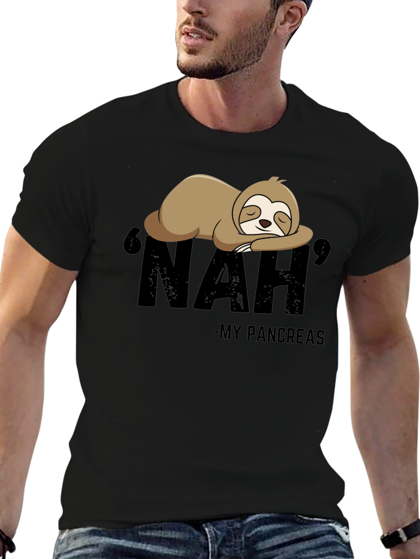 Nah My Pancreas Sloth T-Shirt