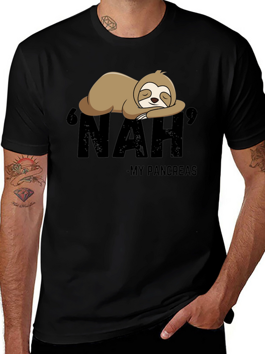 Nah My Pancreas Sloth T-Shirt