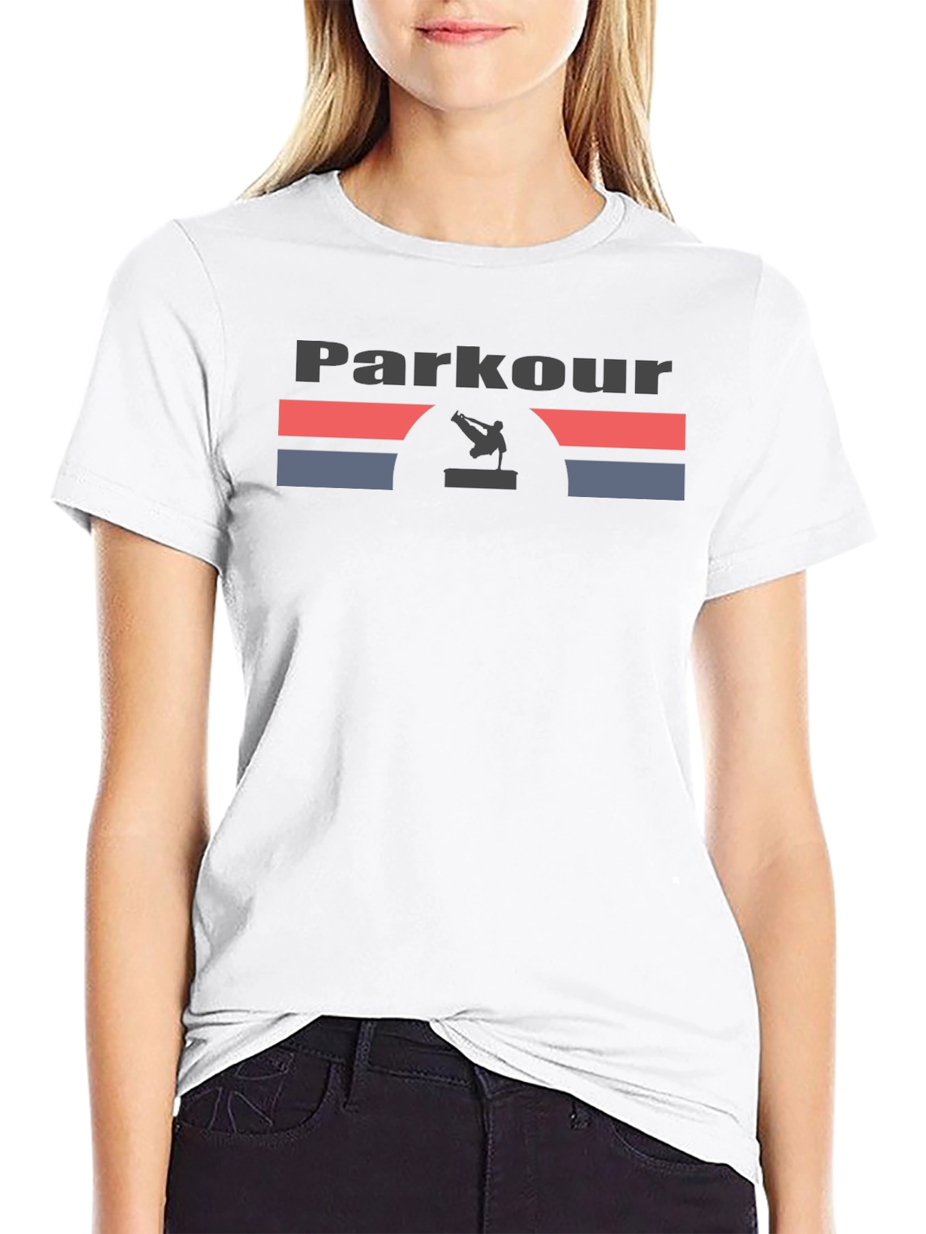 Parkour Graphic Tee - Retro Style