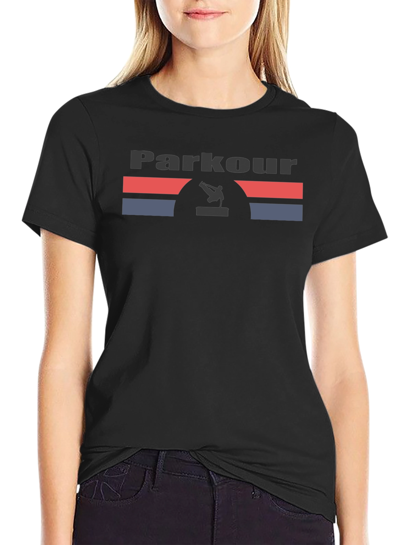 Parkour Graphic Tee - Retro Style