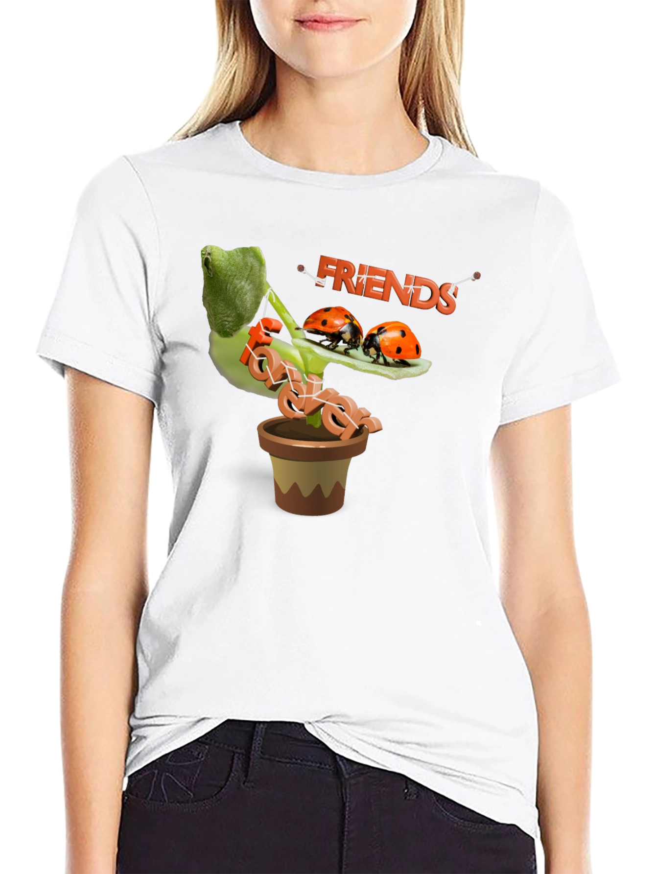 Ladybug Friends Tee - Stylish Graphic T-Shirt