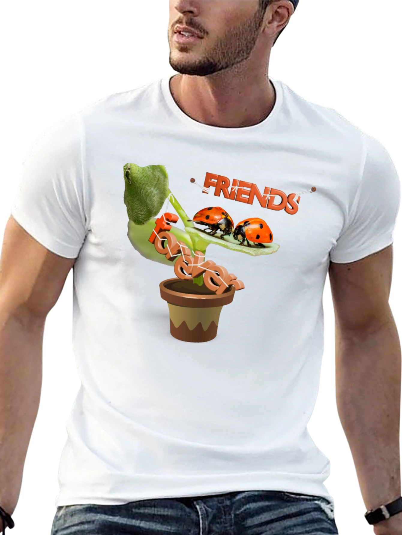 Ladybug Friends Tee - Stylish Graphic T-Shirt