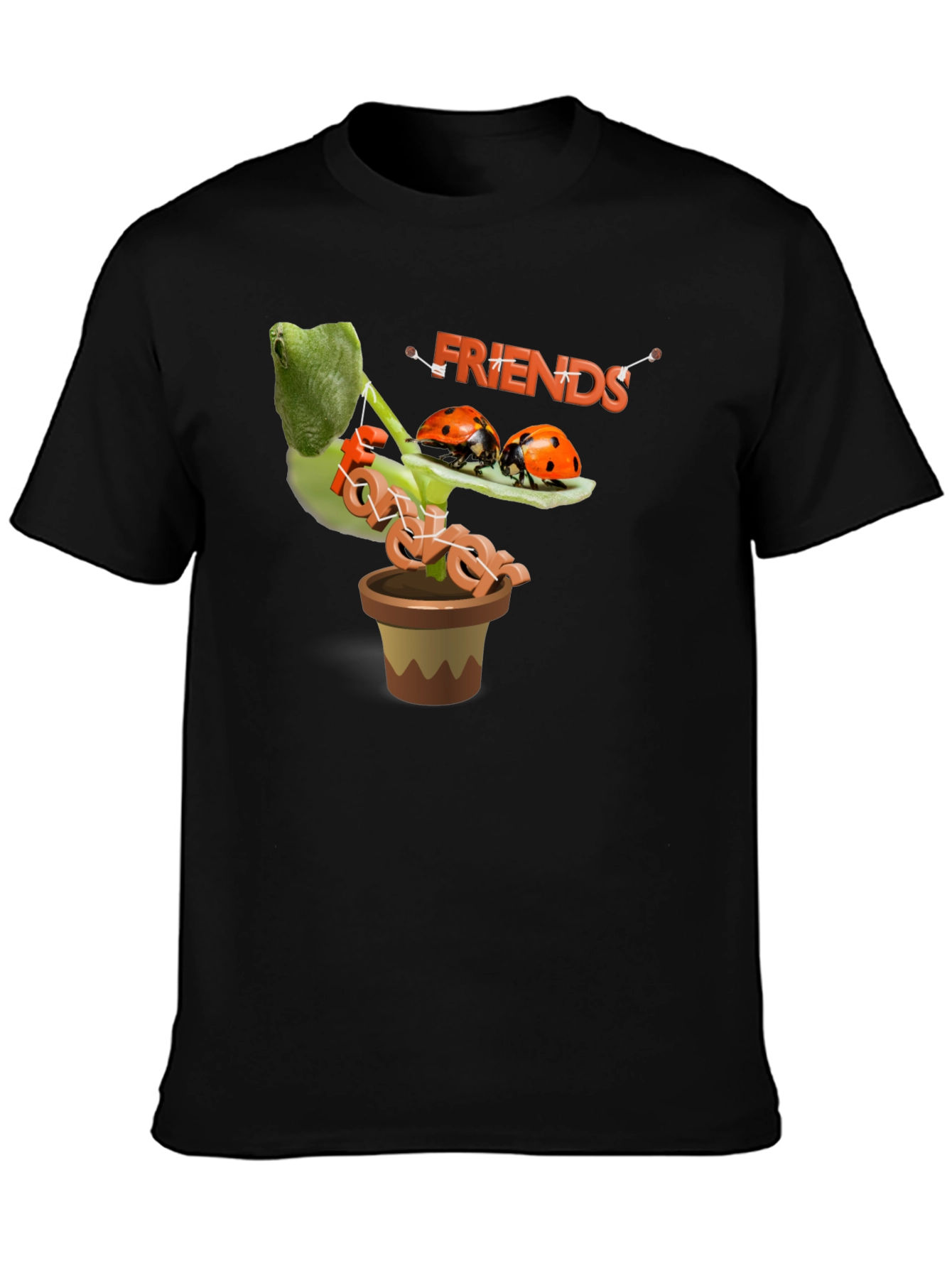 Ladybug Friends Tee - Stylish Graphic T-Shirt