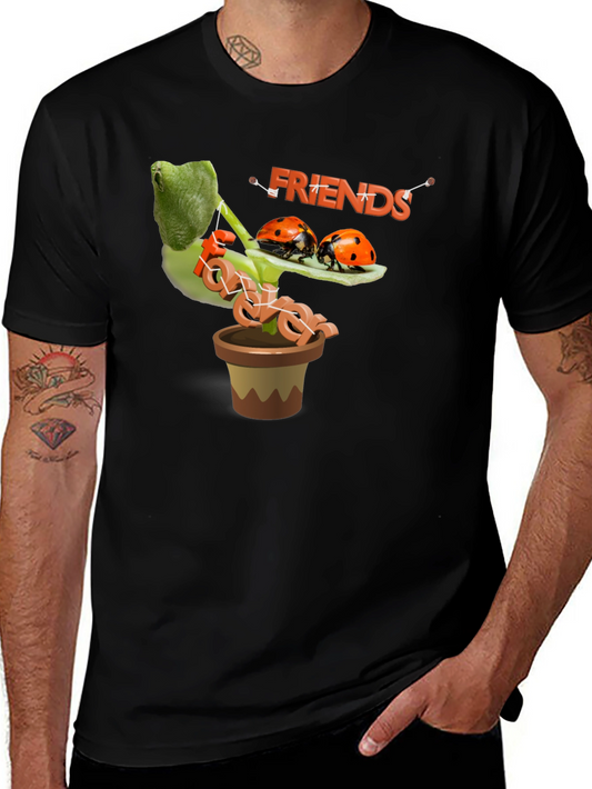 Ladybug Friends Tee - Stylish Graphic T-Shirt