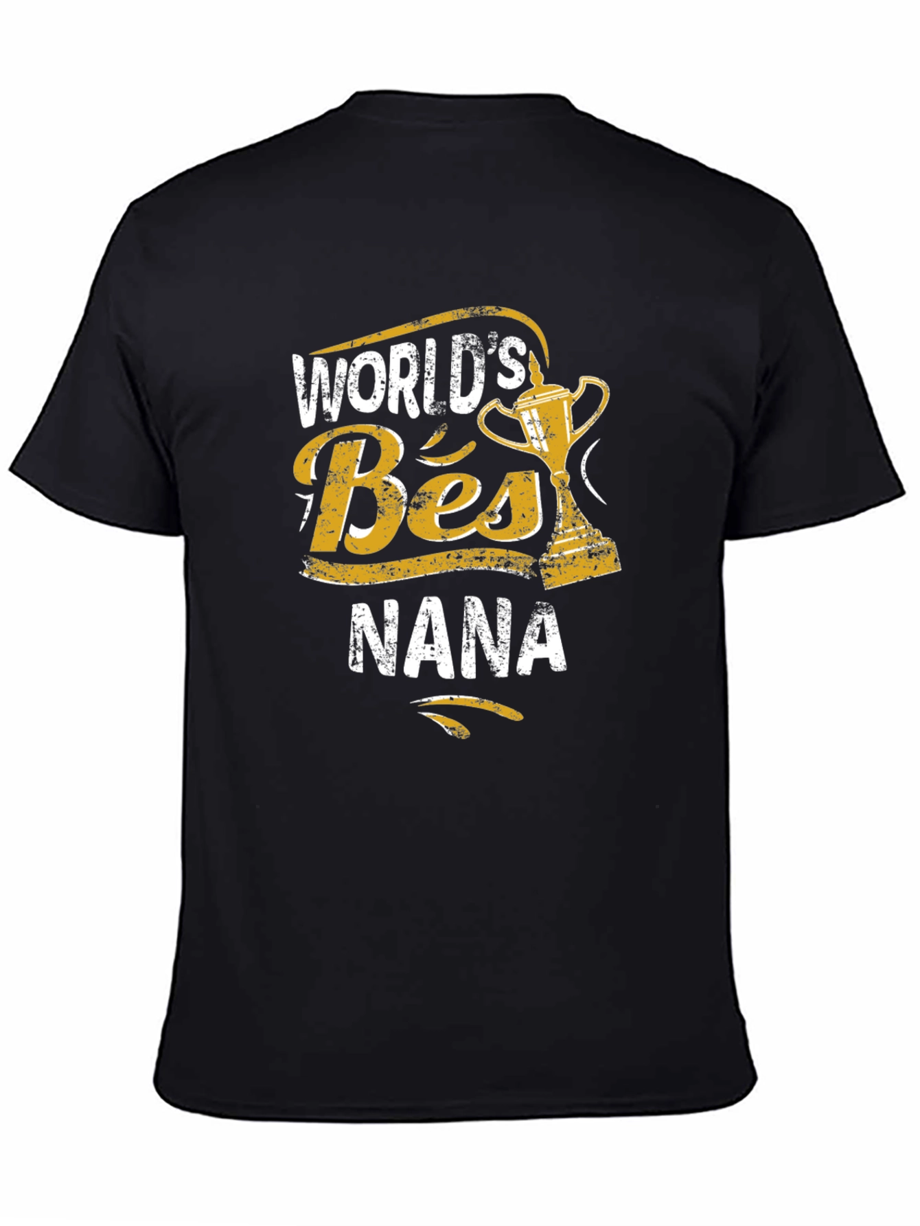 Worlds Best Nana Black T-Shirt