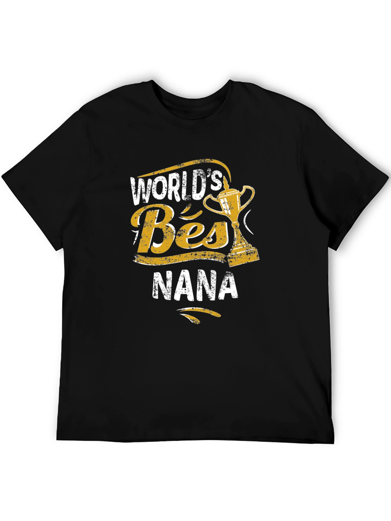 Worlds Best Nana Black T-Shirt