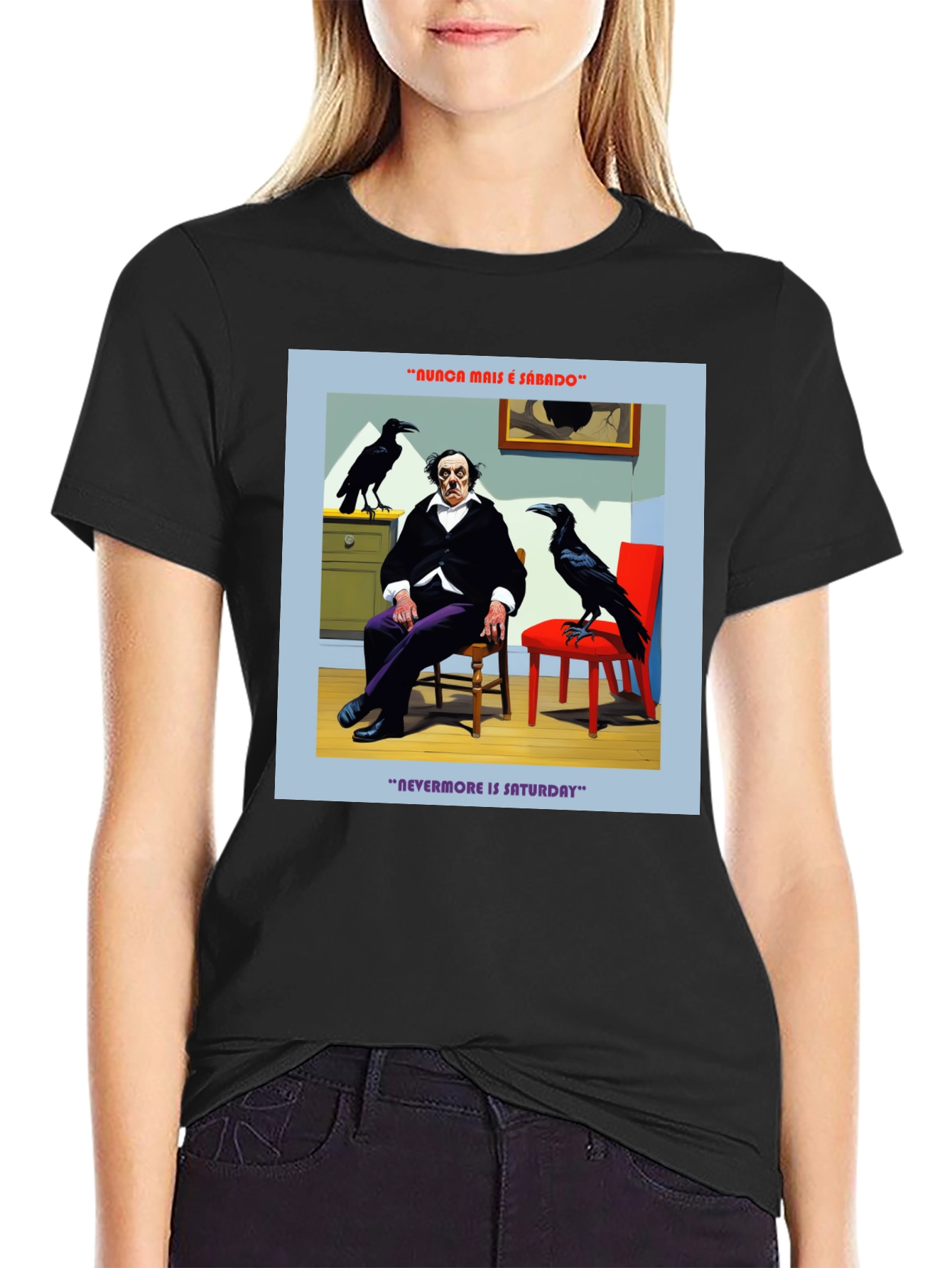 Edgar Allan Poe Raven T-Shirt