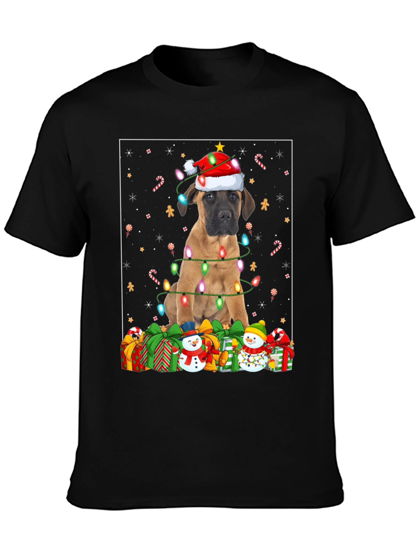 Dog Christmas Lights T-Shirt