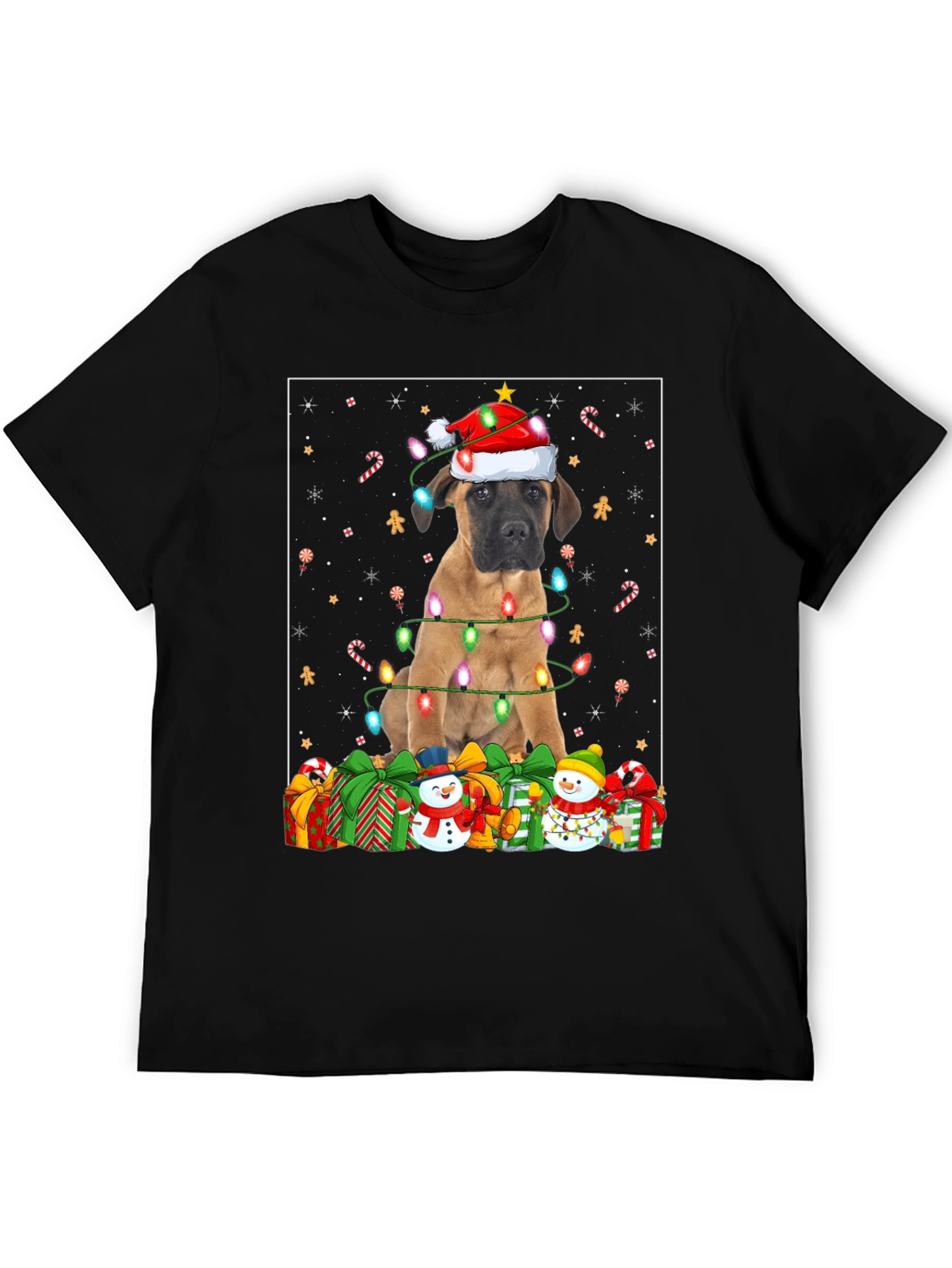 Dog Christmas Lights T-Shirt