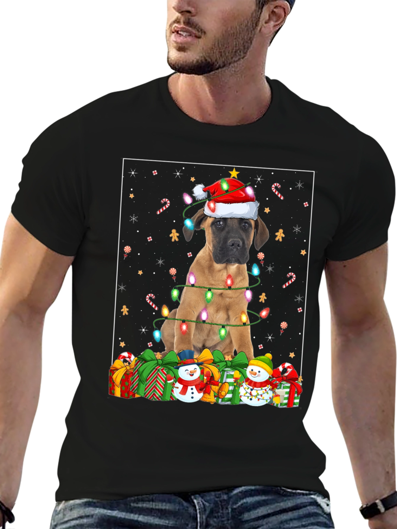 Dog Christmas Lights T-Shirt