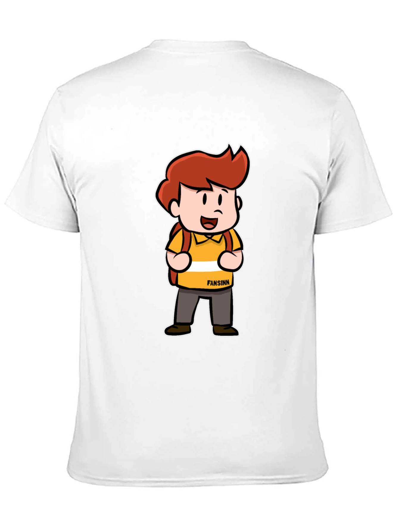 Cartoon Character T-Shirt - Black