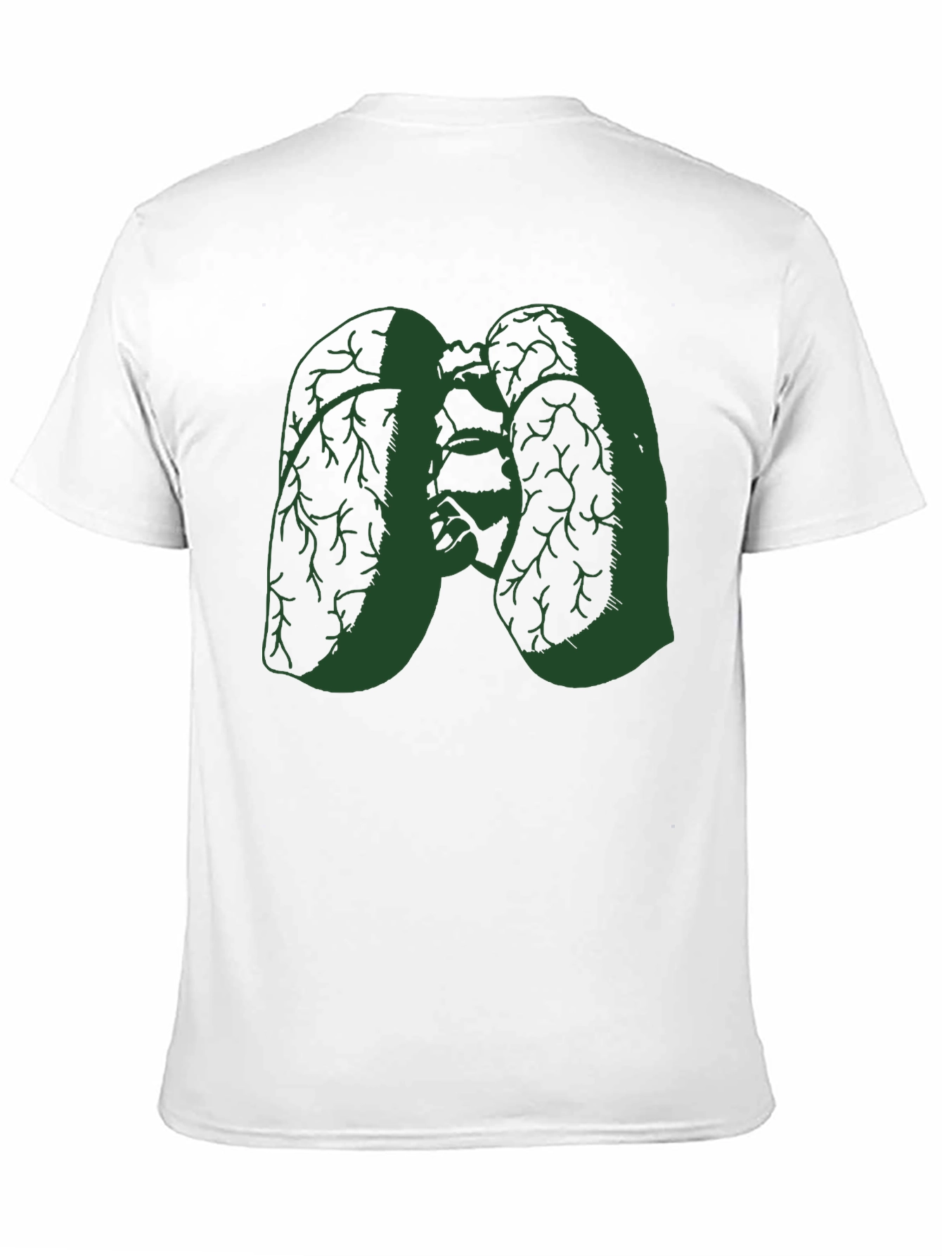 Green Lungs Graphic Black Tee