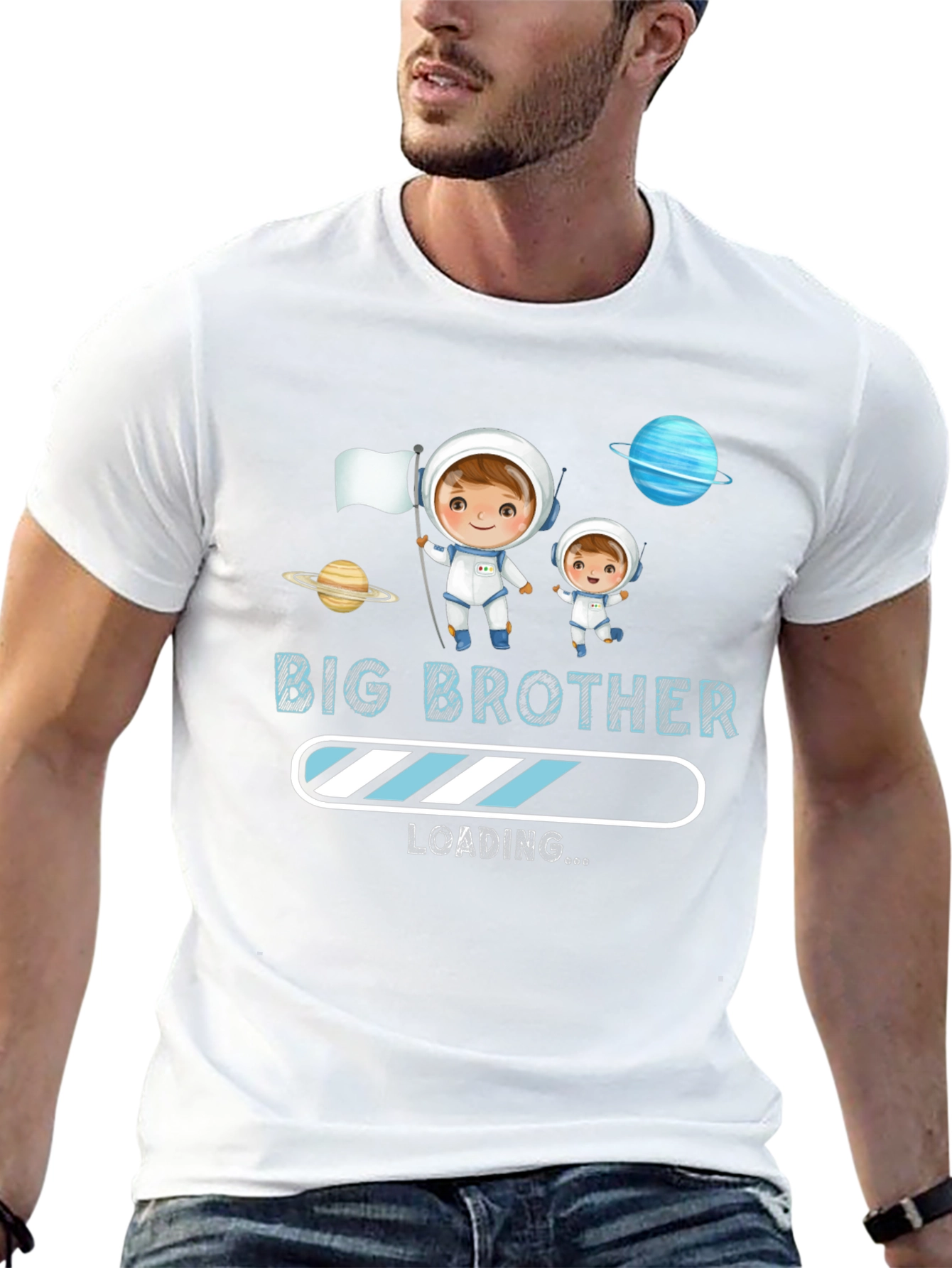 Big Brother Loading T-Shirt - Space Theme