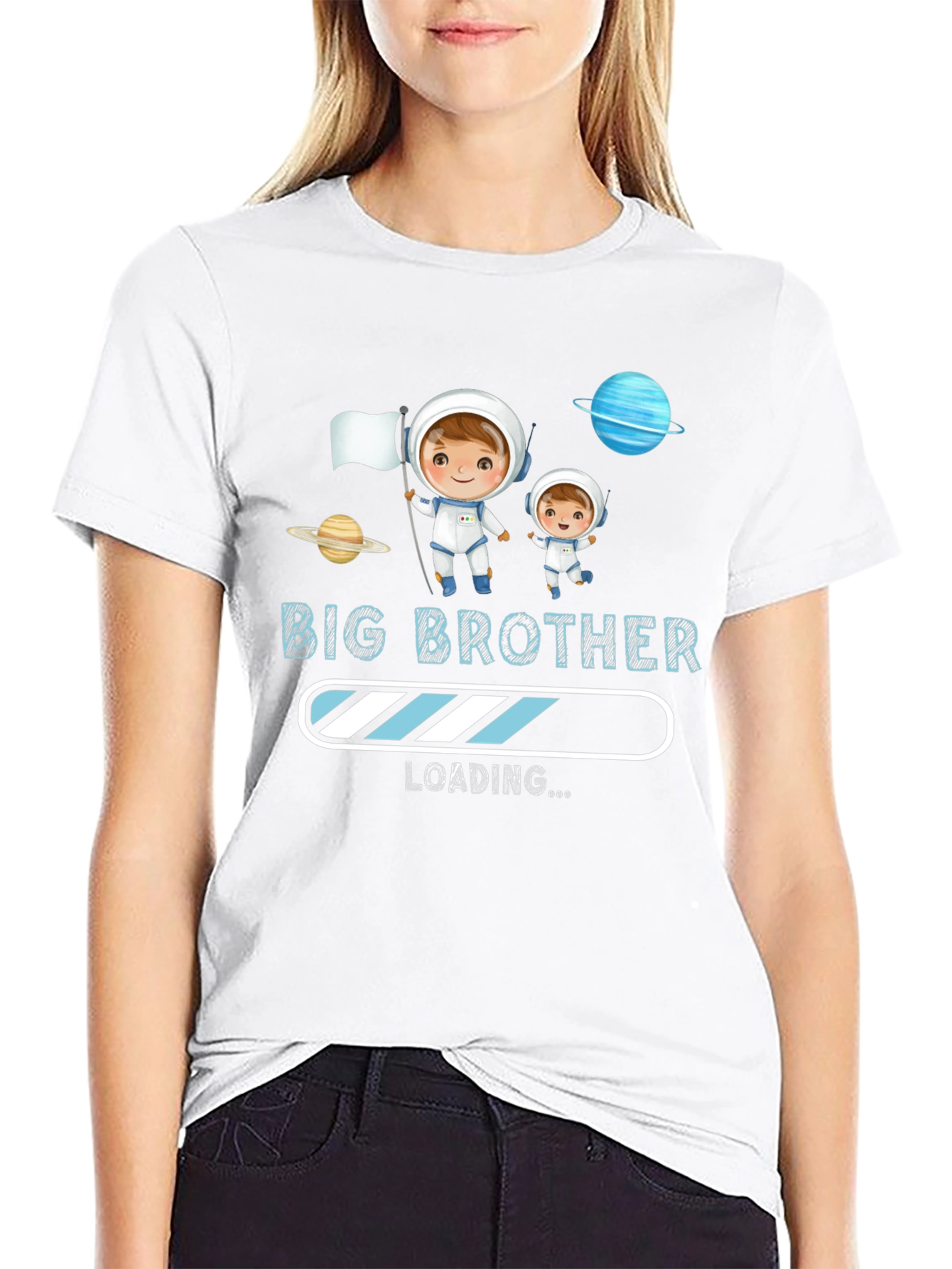 Big Brother Loading T-Shirt - Space Theme