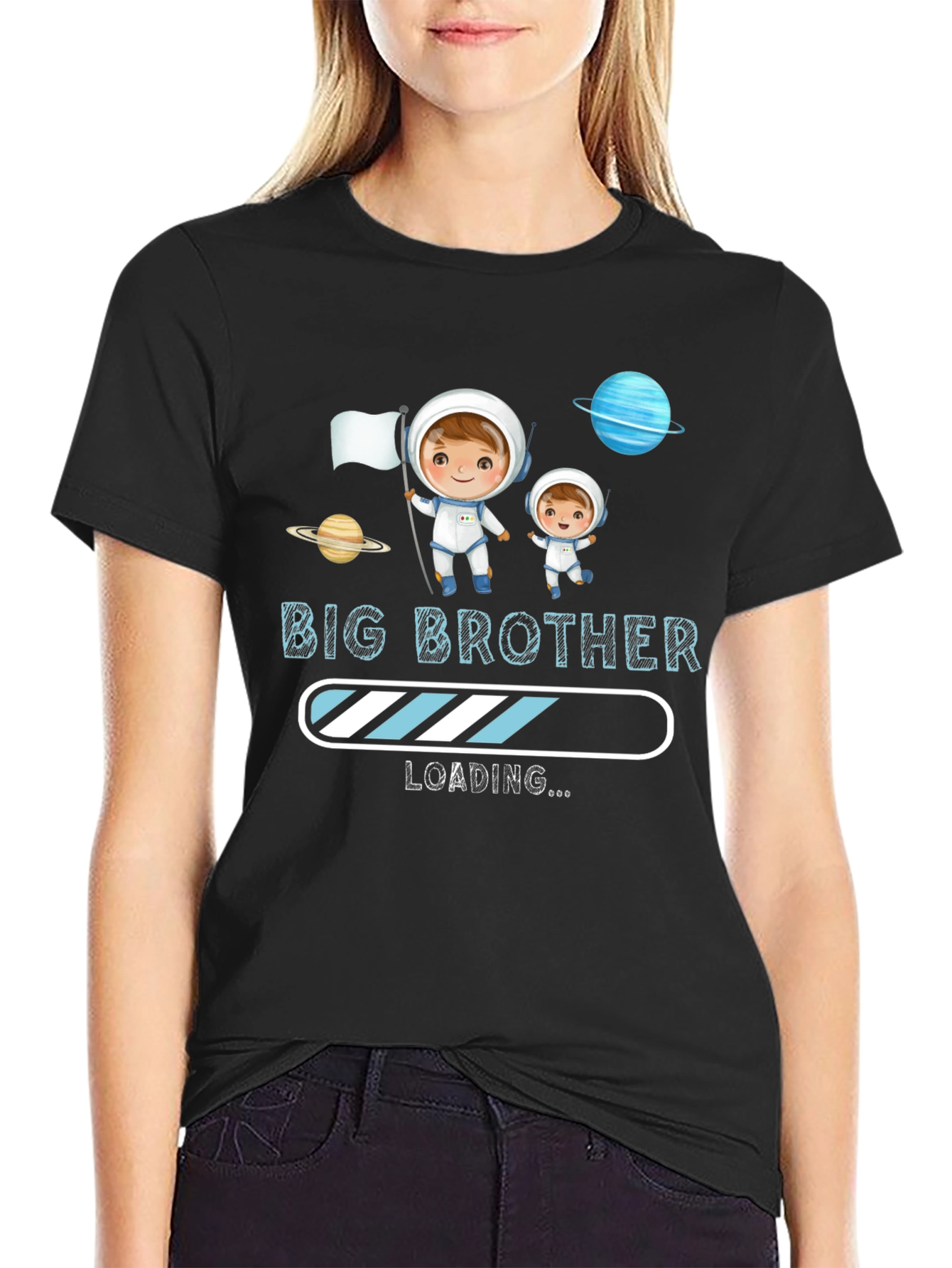 Big Brother Loading T-Shirt - Space Theme