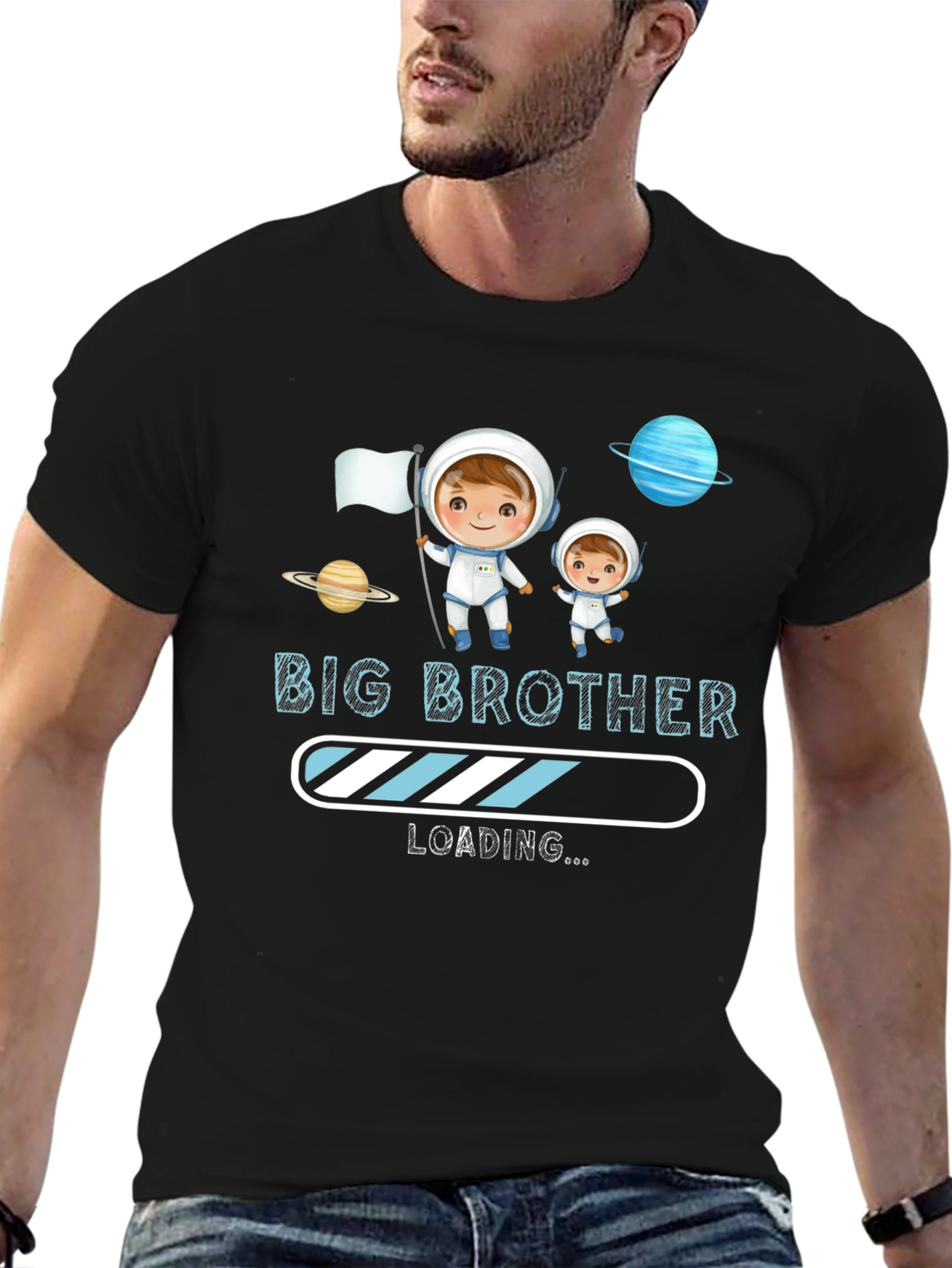 Big Brother Loading T-Shirt - Space Theme
