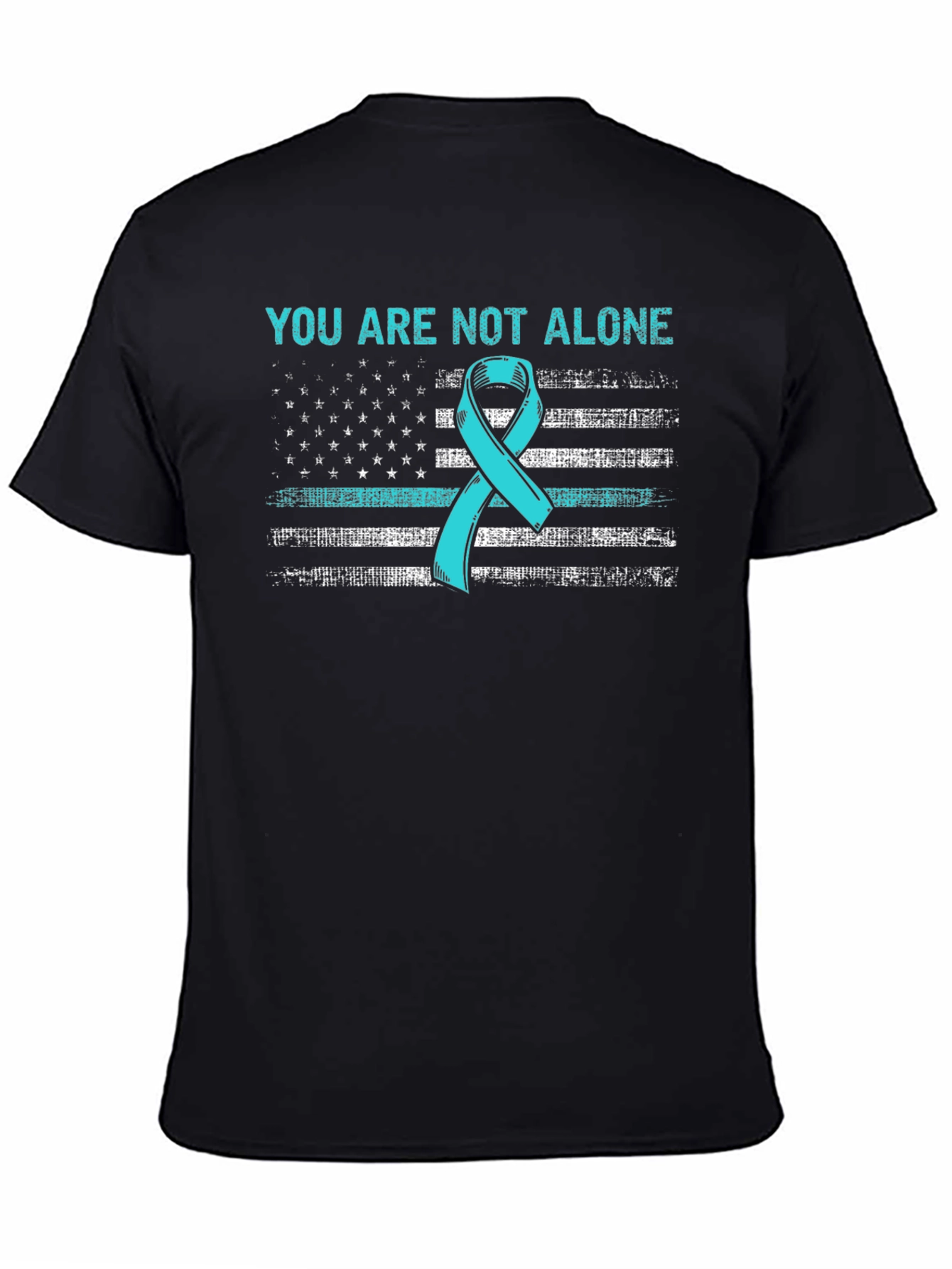 You Are Not Alone Ribbon Flag T-Shirt