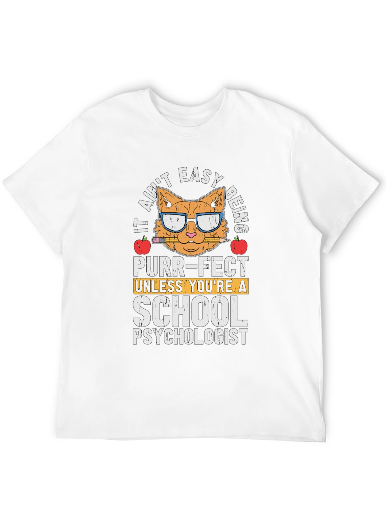 School Psychologist Cat T-Shirt