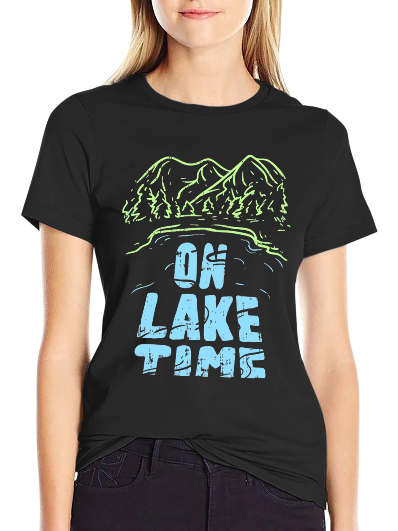 On Lake Time Graphic T-Shirt
