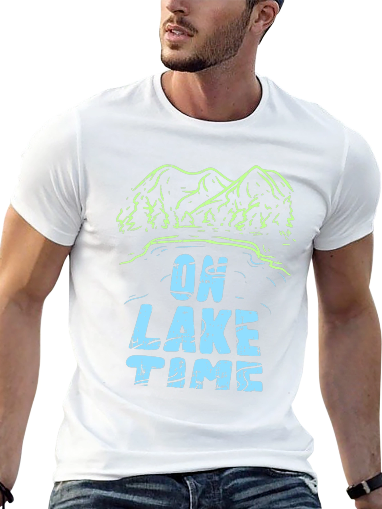 On Lake Time Graphic T-Shirt